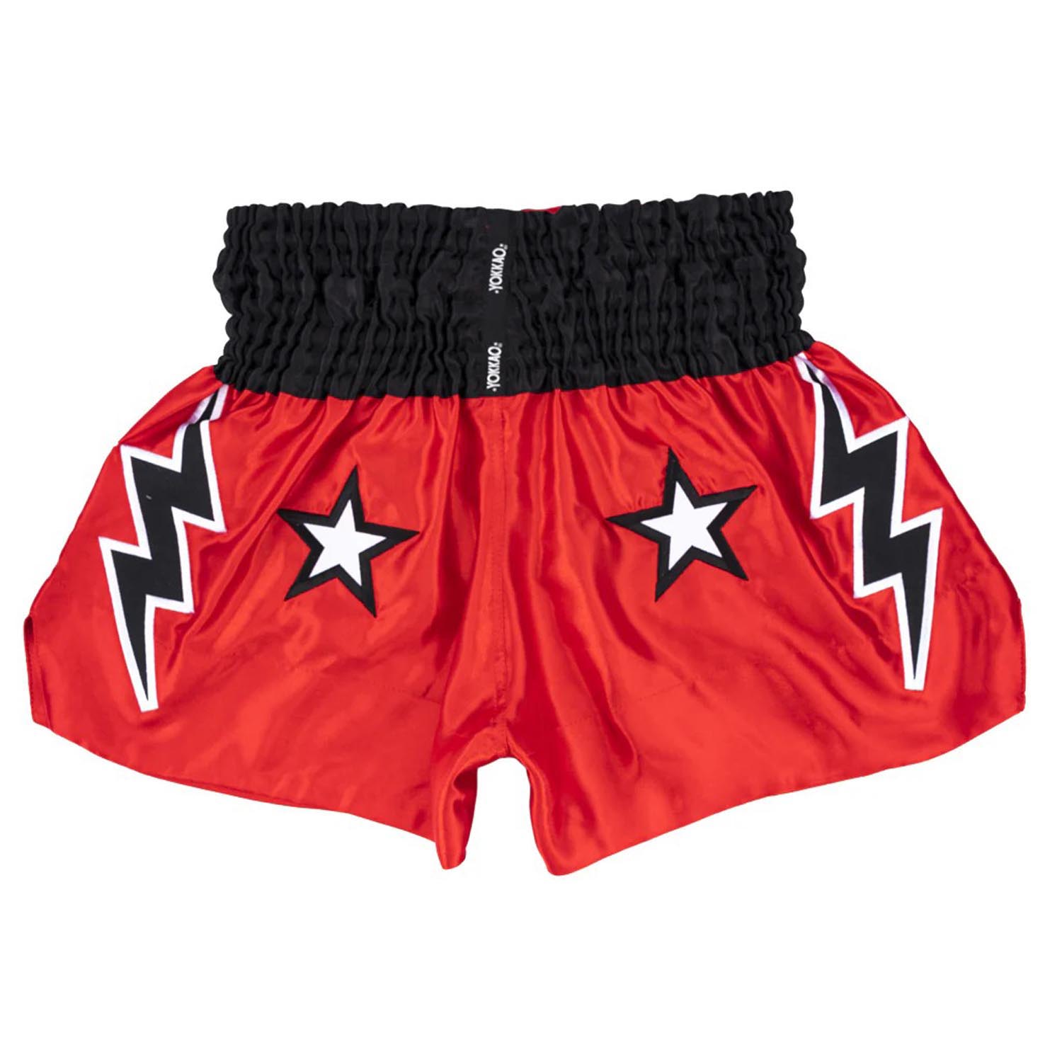 YOKKAO Muay Thai Shorts, Stadium Carbon Fit, red, XXL