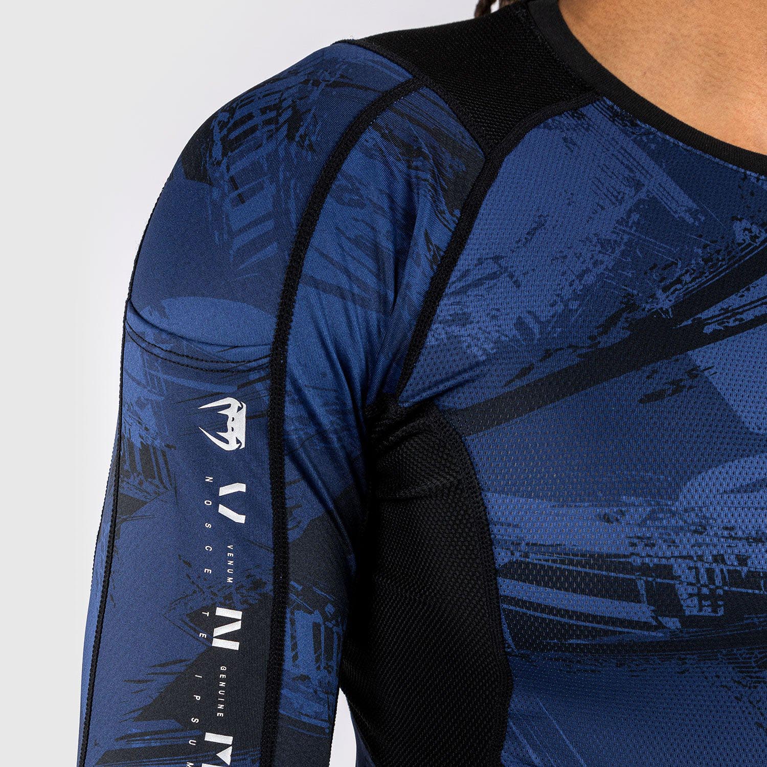 VENUM Rashguard, L/S, Electron 3.0, marineblau, XXL