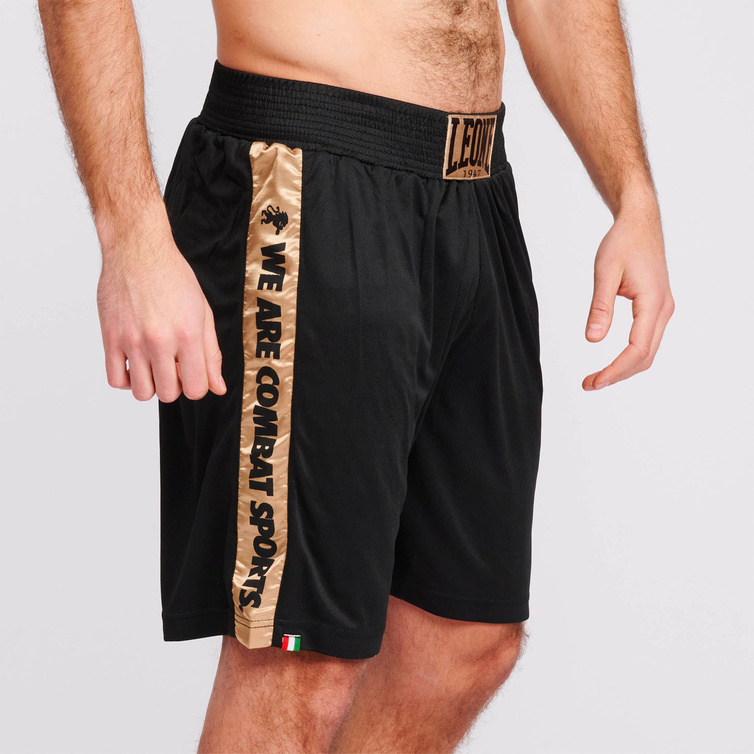 LEONE Box Pants, DNA, AB230, black-gold, S