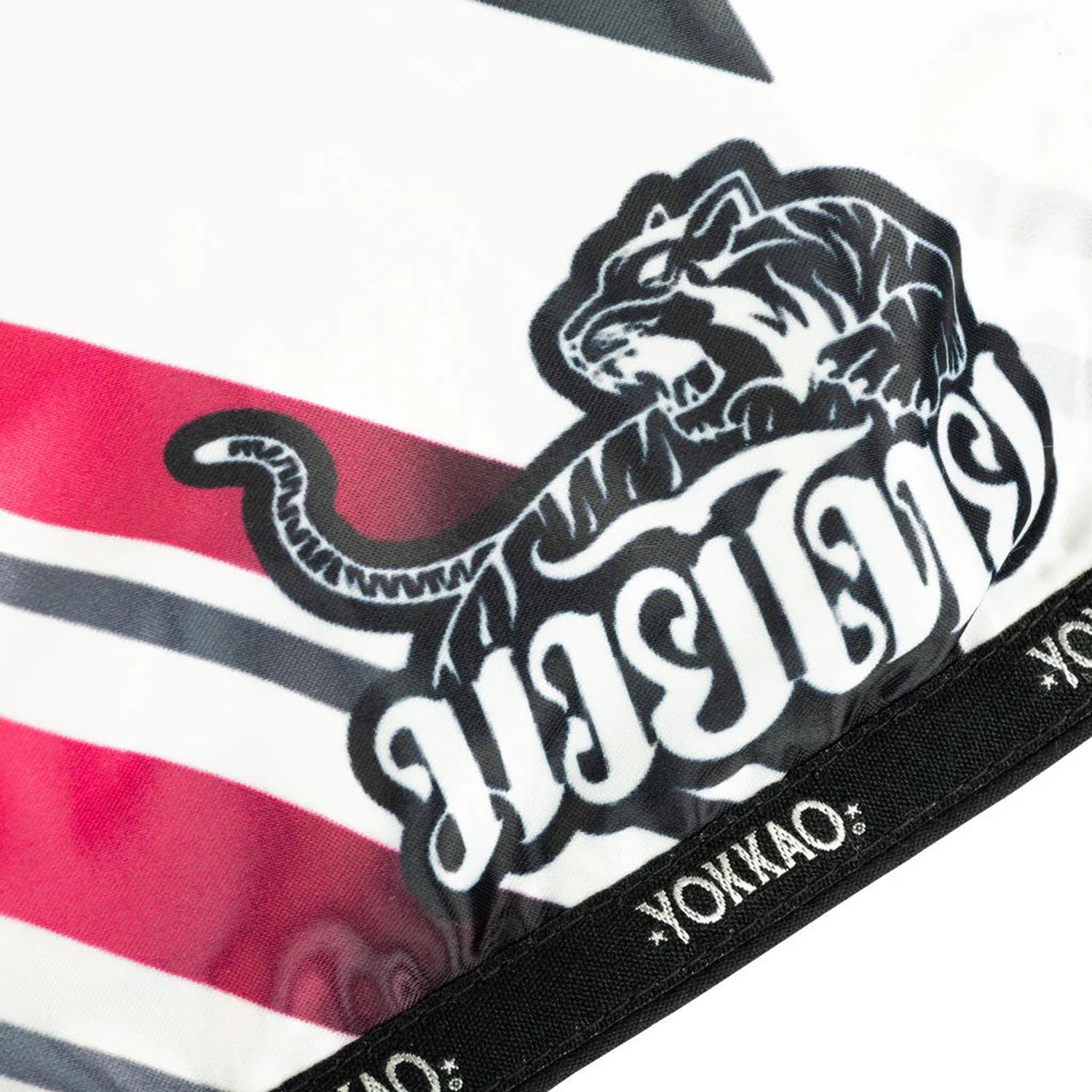 YOKKAO Muay Thai Shorts, Power, white, XXL