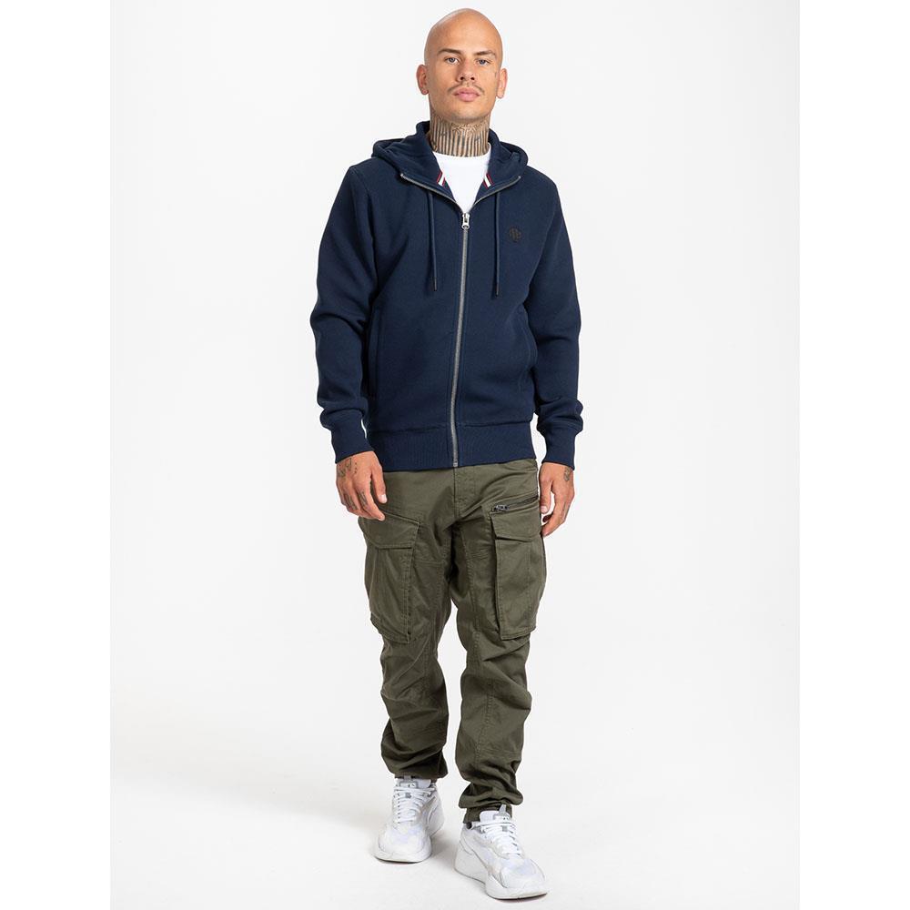 Pit Bull West Coast Zip Hoody, Pique, Small Logo, navy, L