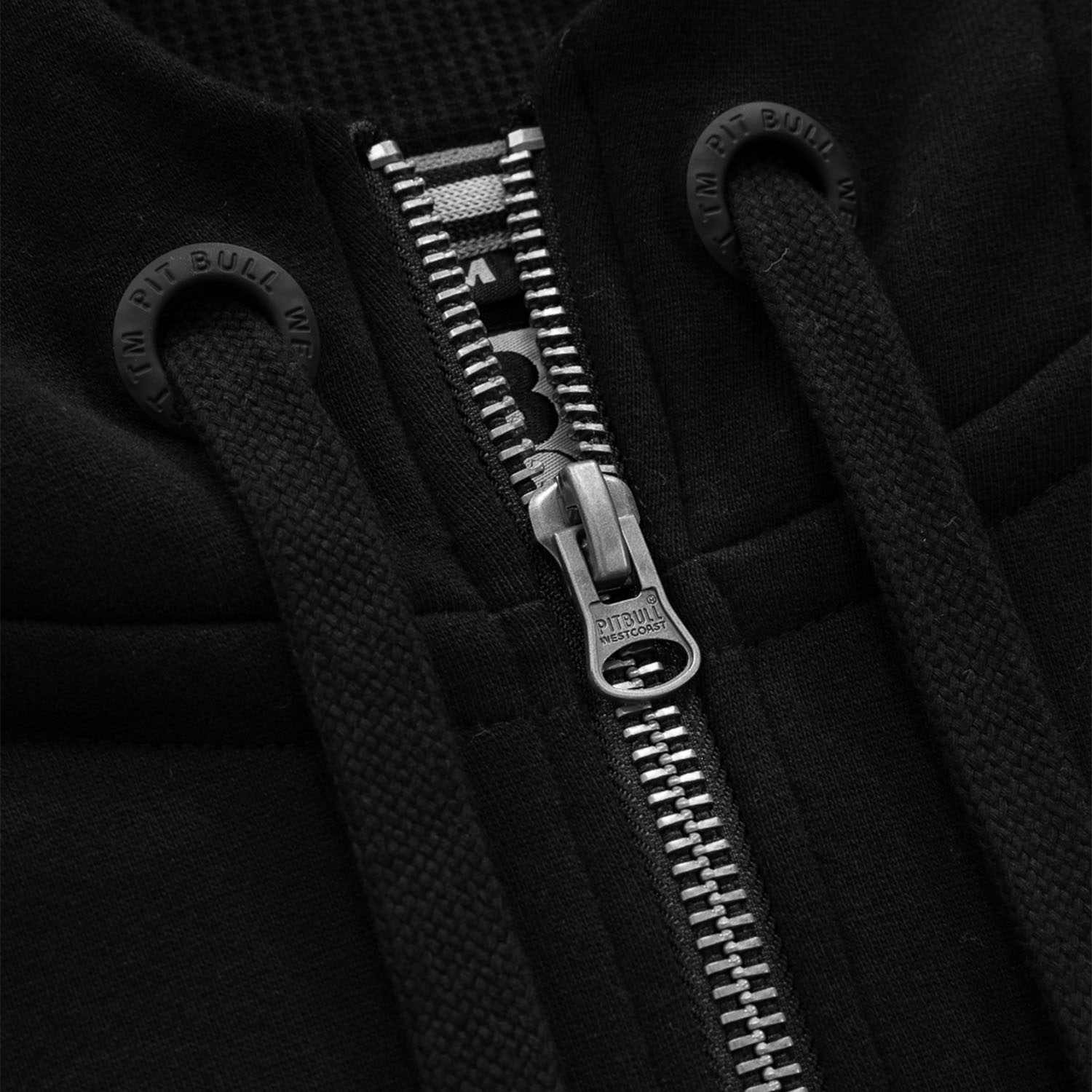 Pit Bull West Coast Zip Hoody, Hilltop, 22, black-black, M