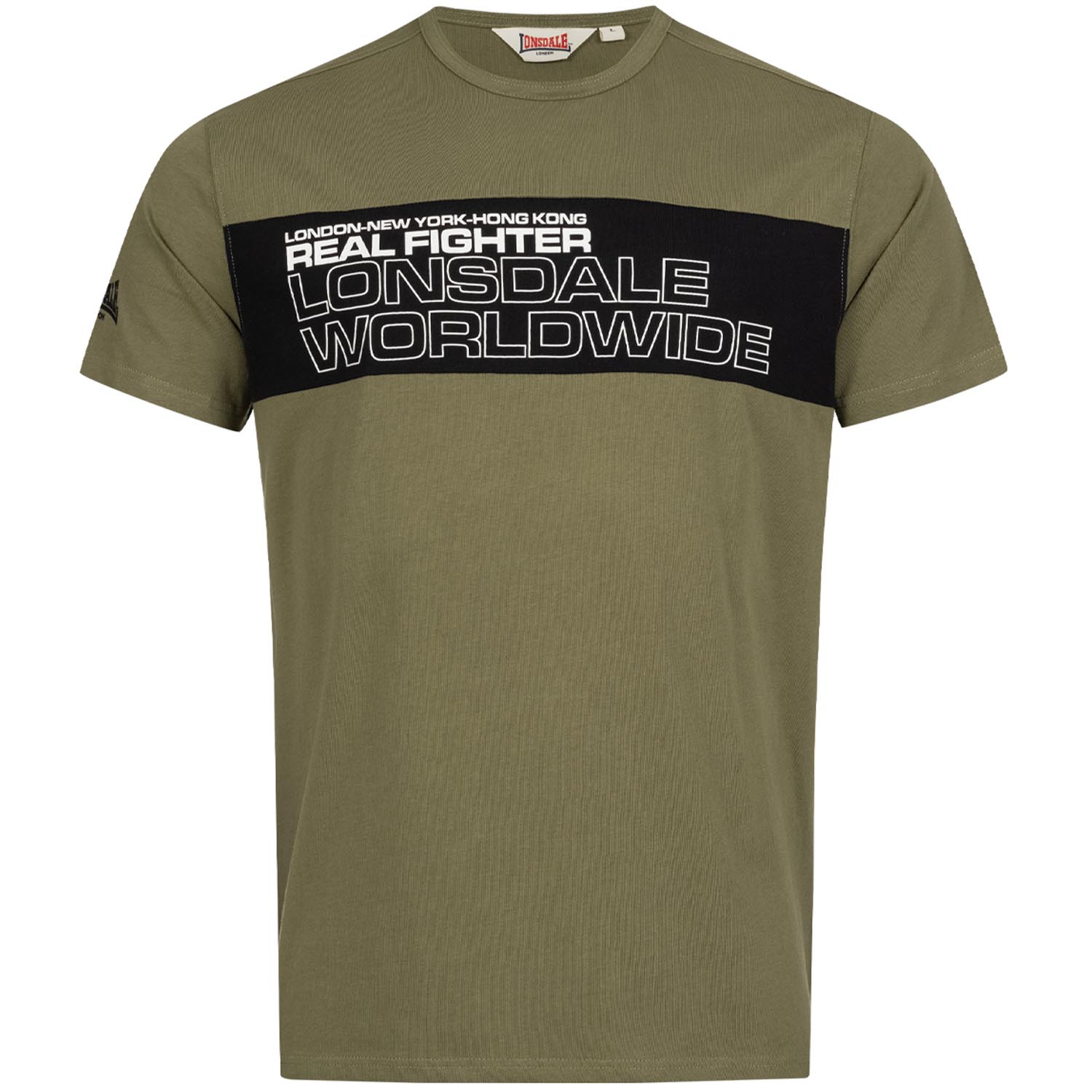Lonsdale T-Shirt, Otterston, olive, XXXL