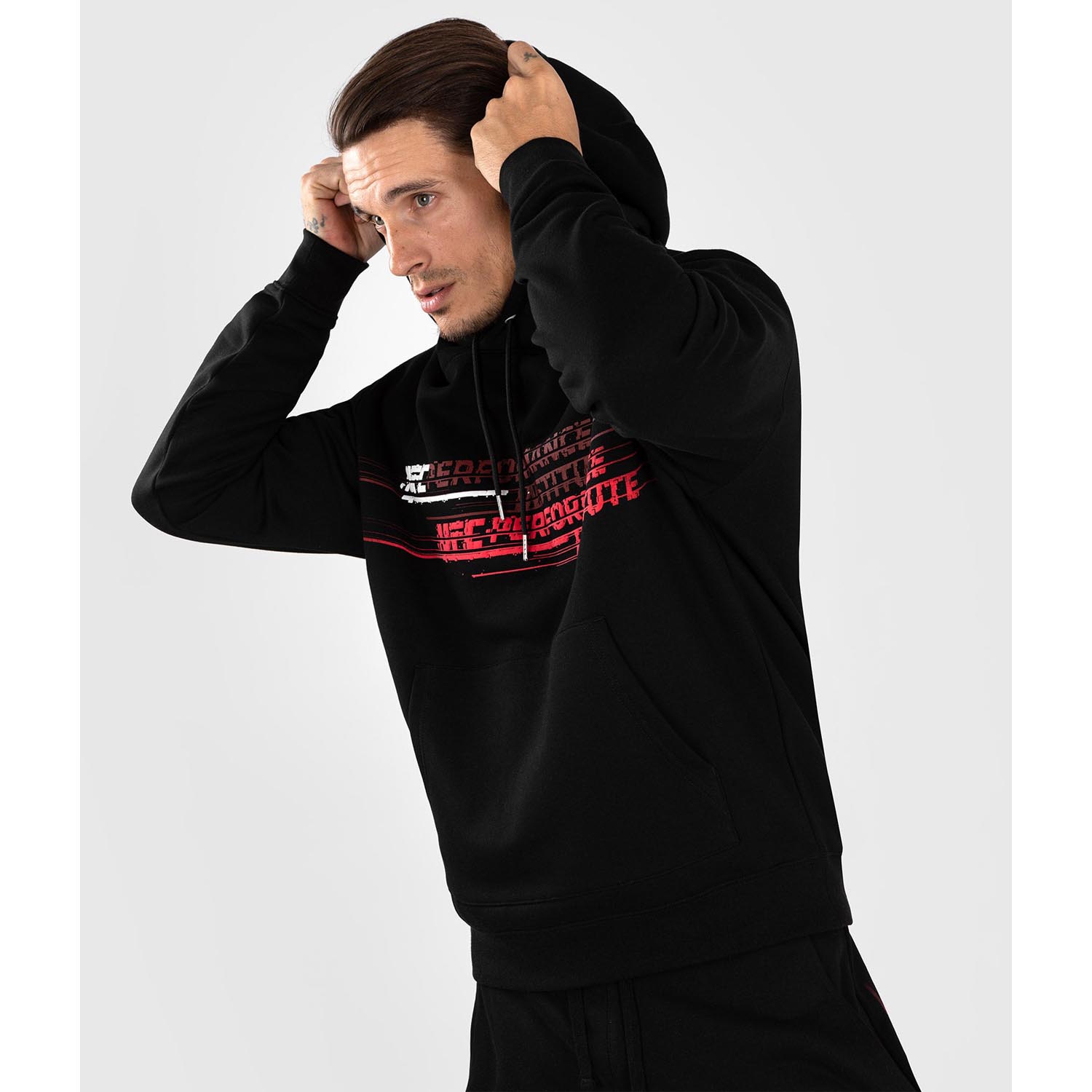 VENUM Hoody, UFC Performance Institute 2.0, black-red, XL