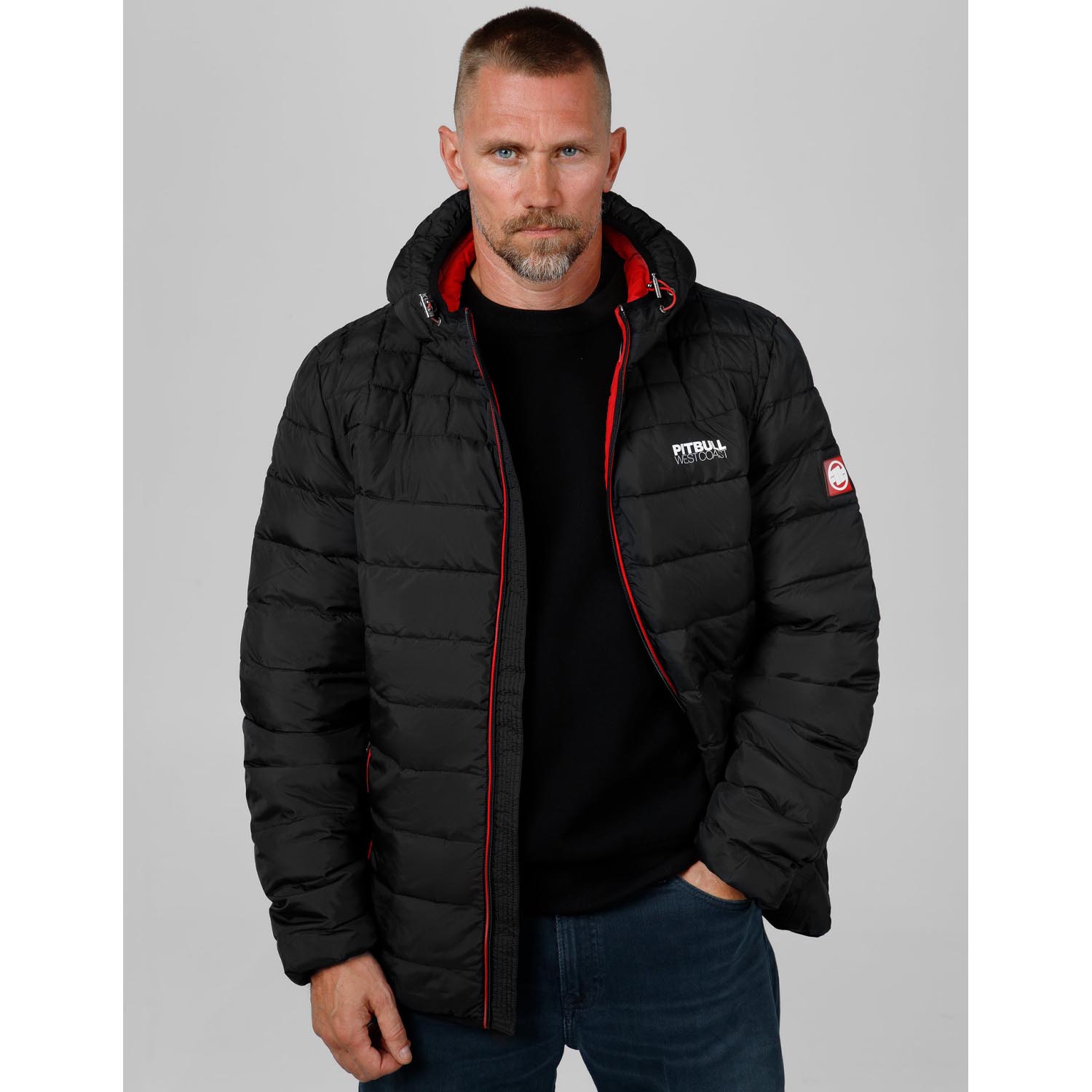 Pit Bull West Coast Jacke, Seacoast II, schwarz, S