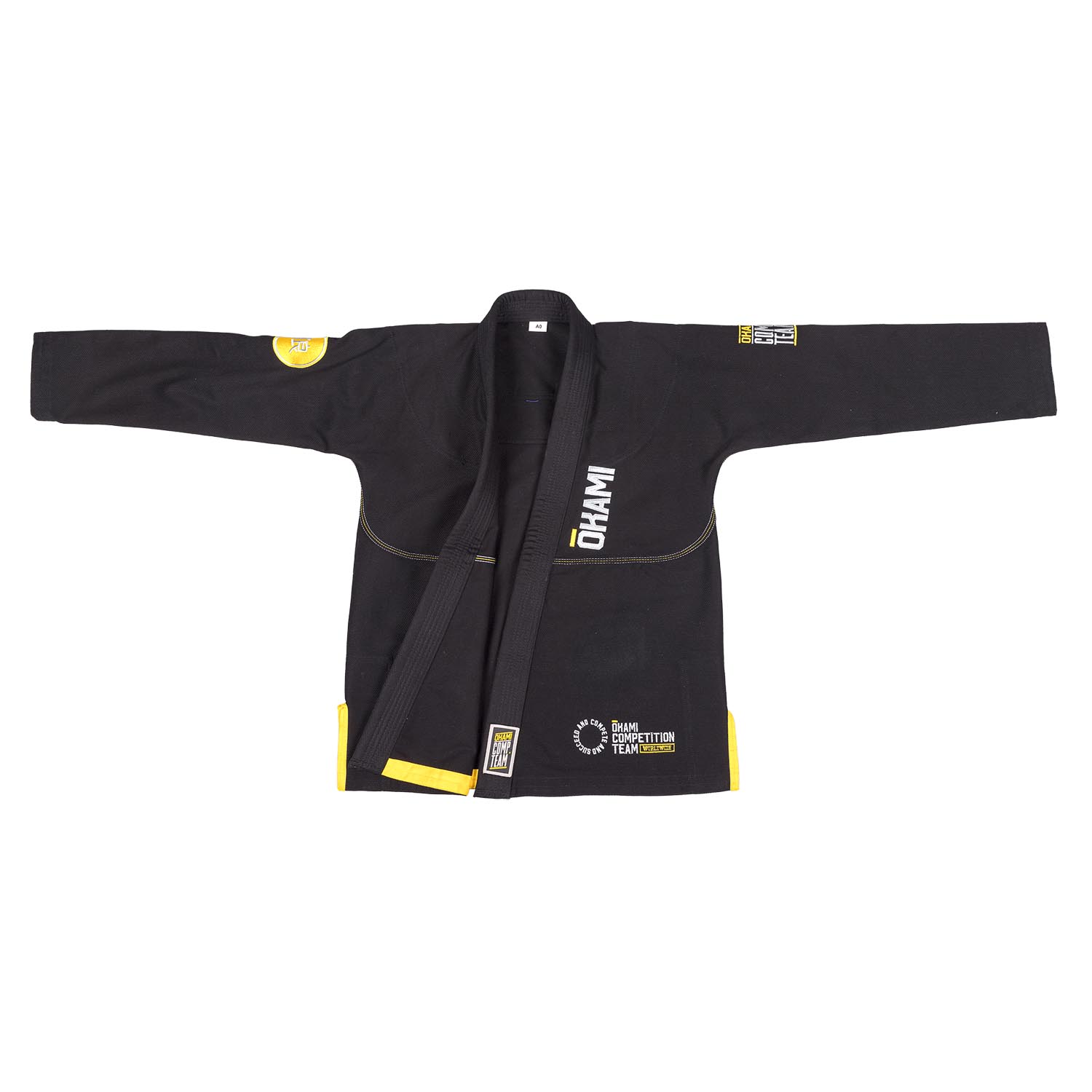 OKAMI BJJ GI, Competition Team V2, black, A3L
