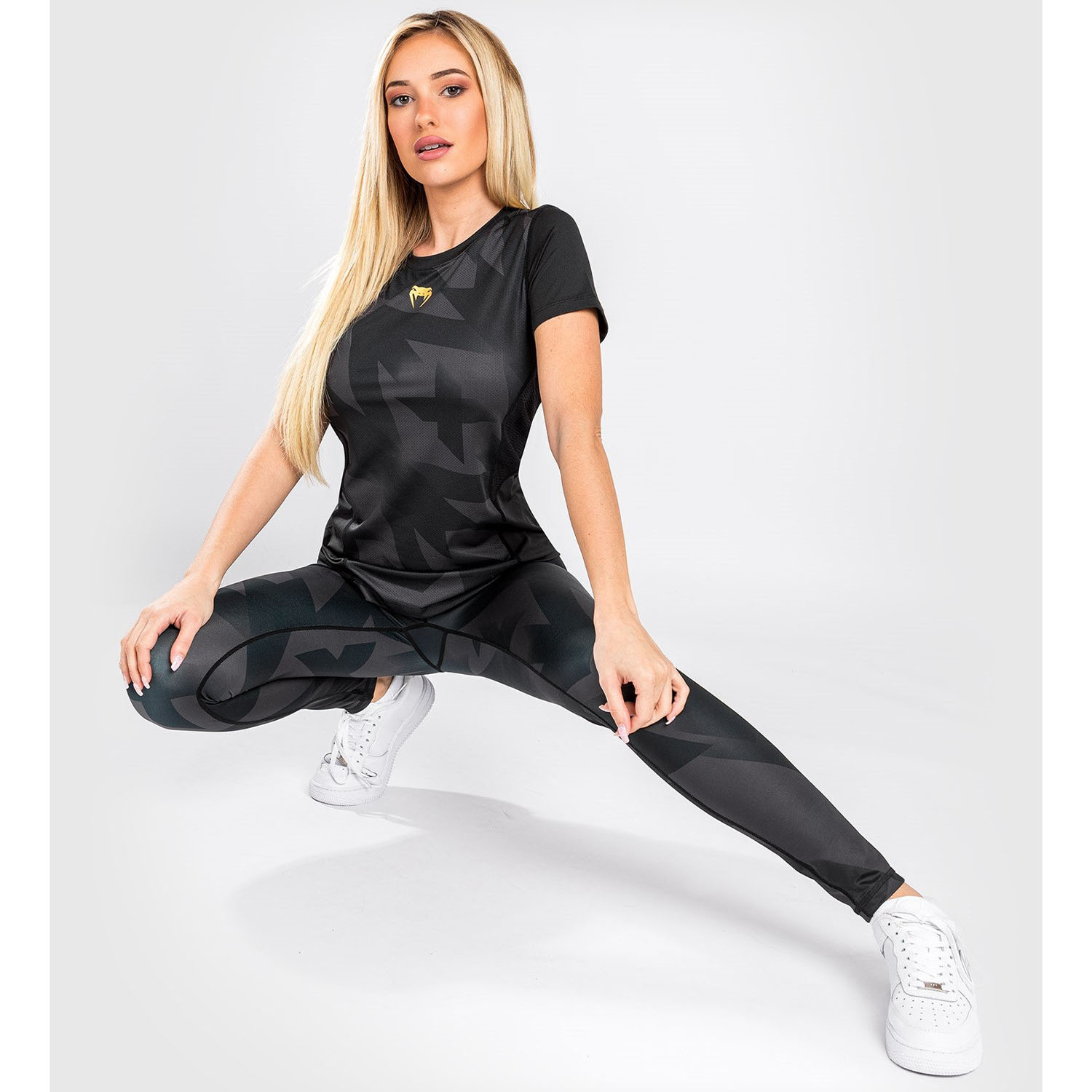 VENUM Dry Tech T-Shirt, Women, Razor, black-gold, XS
