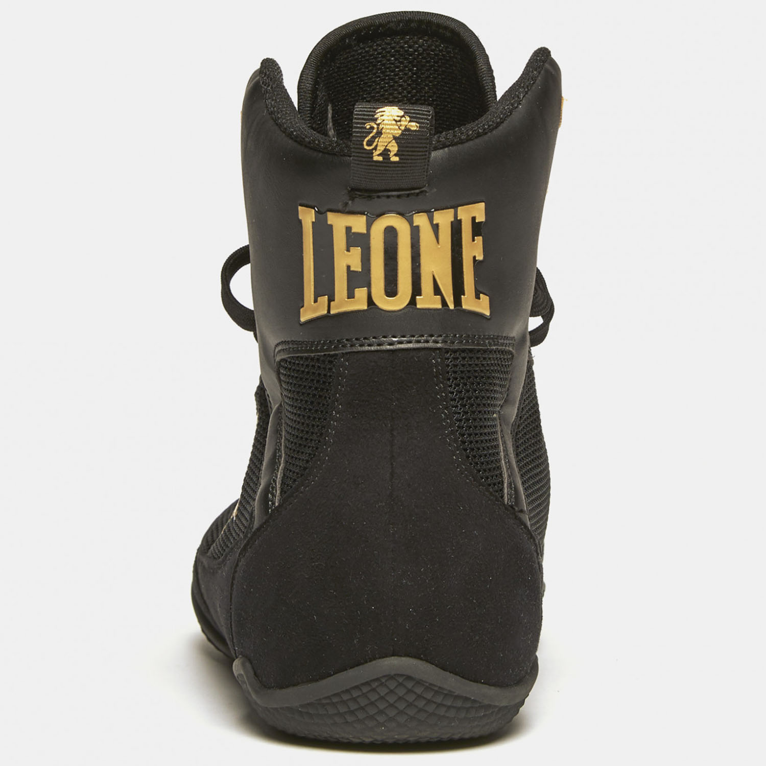 LEONE Boxschuhe, Premium, schwarz-gold, 40