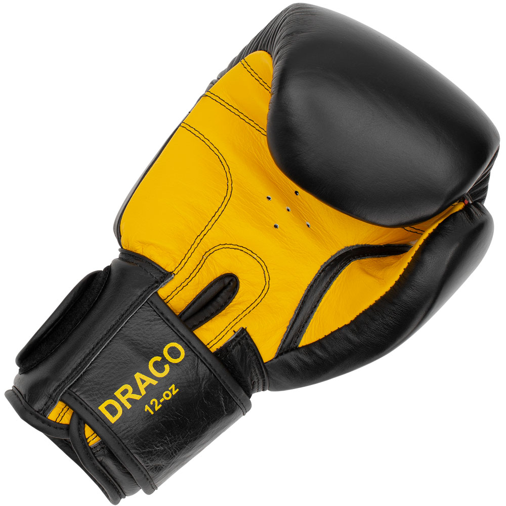 BENLEE Boxhandschuhe, Draco, schwarz-gelb, 10 Oz