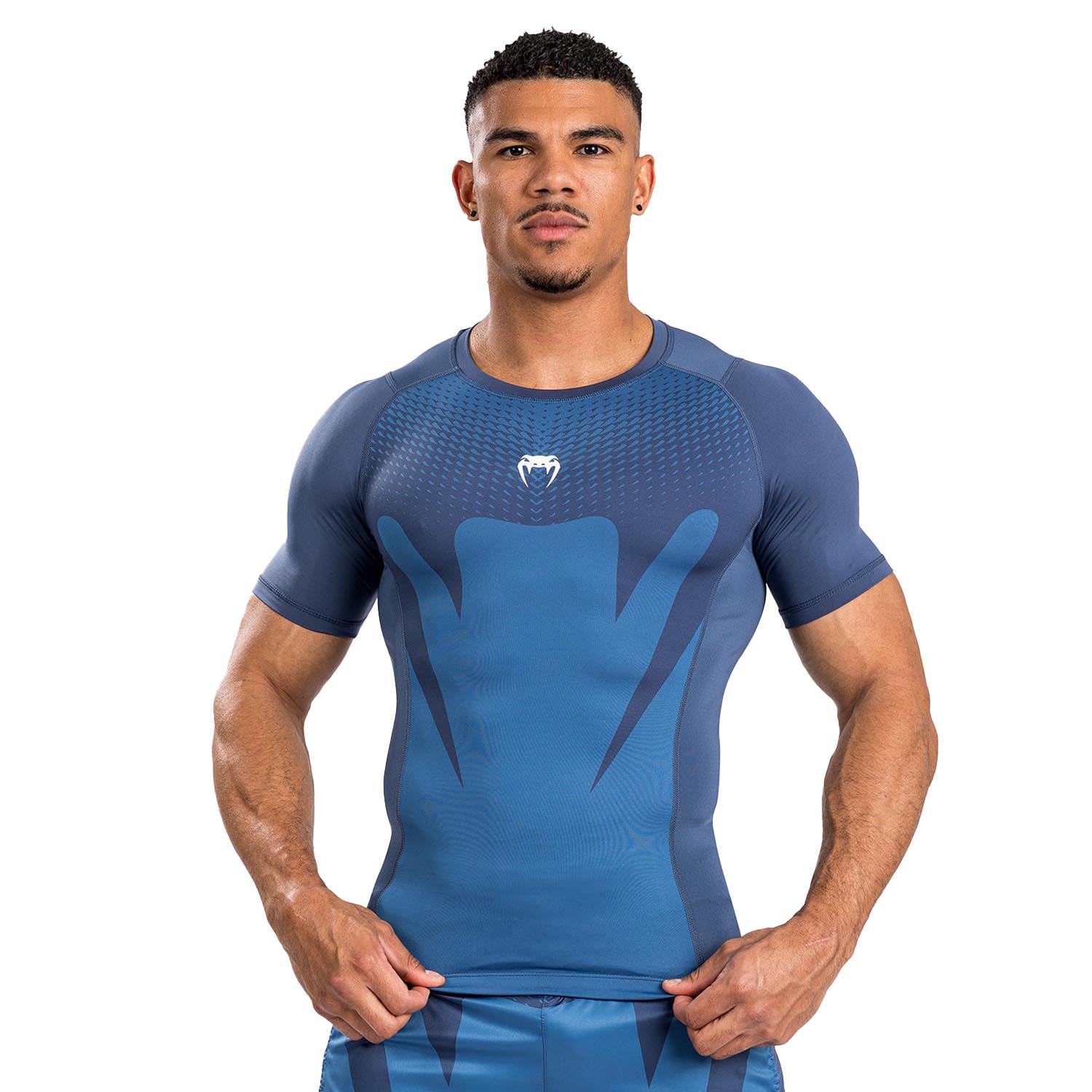 VENUM Rashguard, S/S, Attack, navy-blue, S
