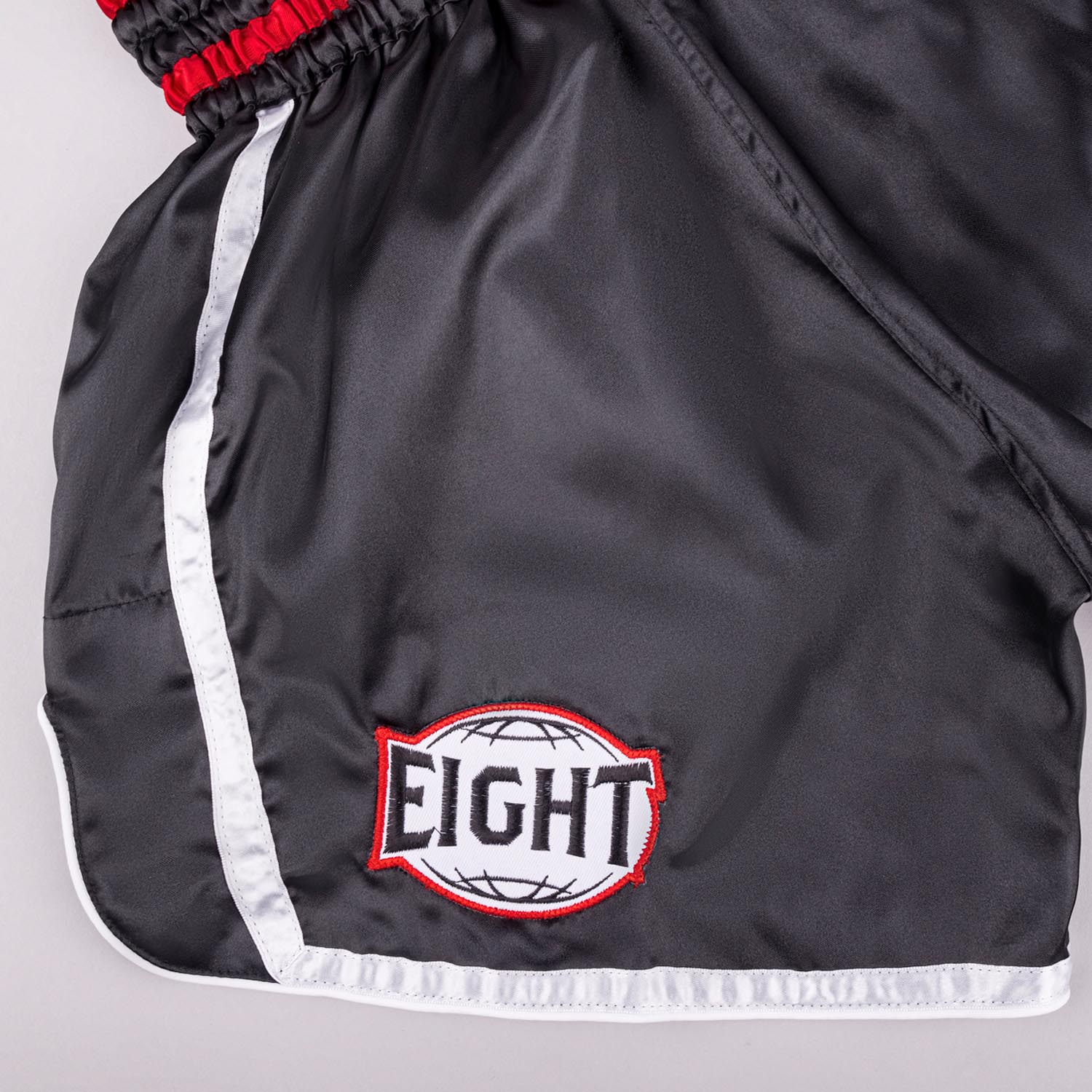 8 WEAPONS Muay Thai Shorts, Bangkok, black-white, XXL