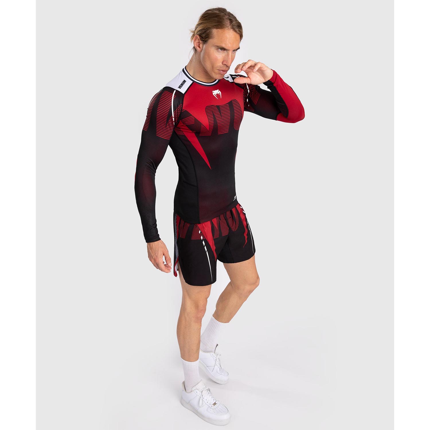 VENUM Rashguard, L/S, Adrenaline, red, XL