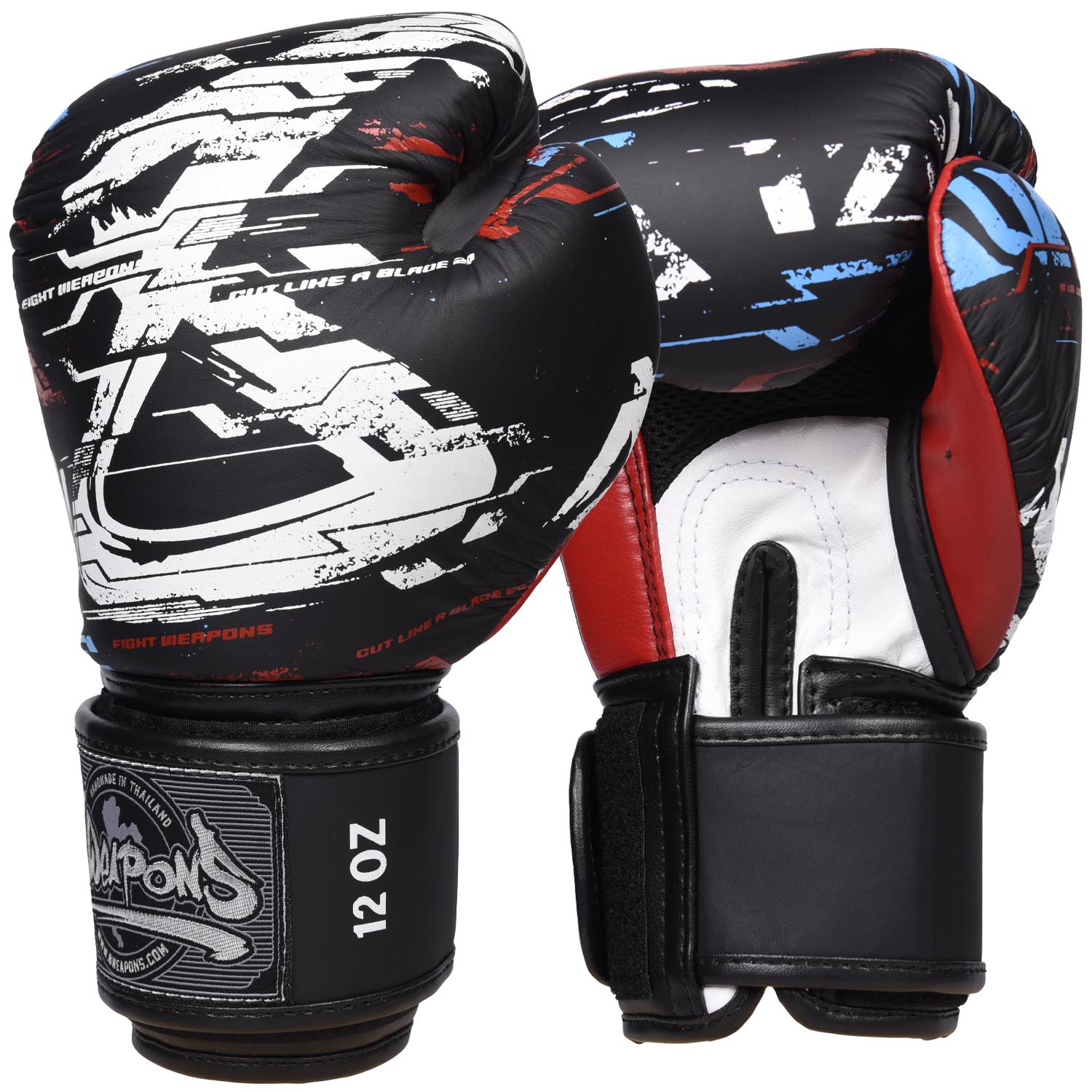 8 WEAPONS Boxing Gloves, Cut Like A Blade 2.0, black, 16 Oz