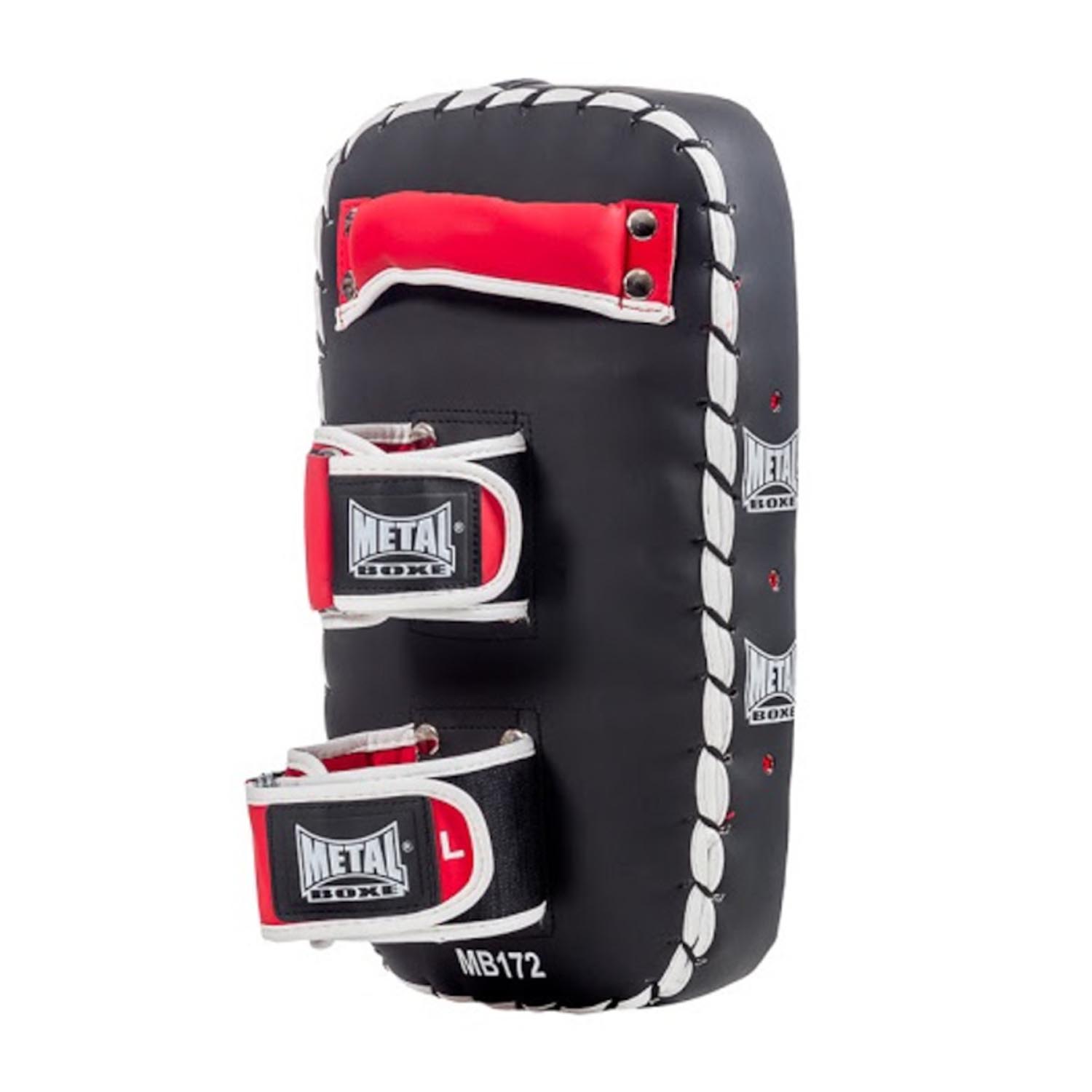 Metal Boxe Kick Pads, Club L, red-black-white