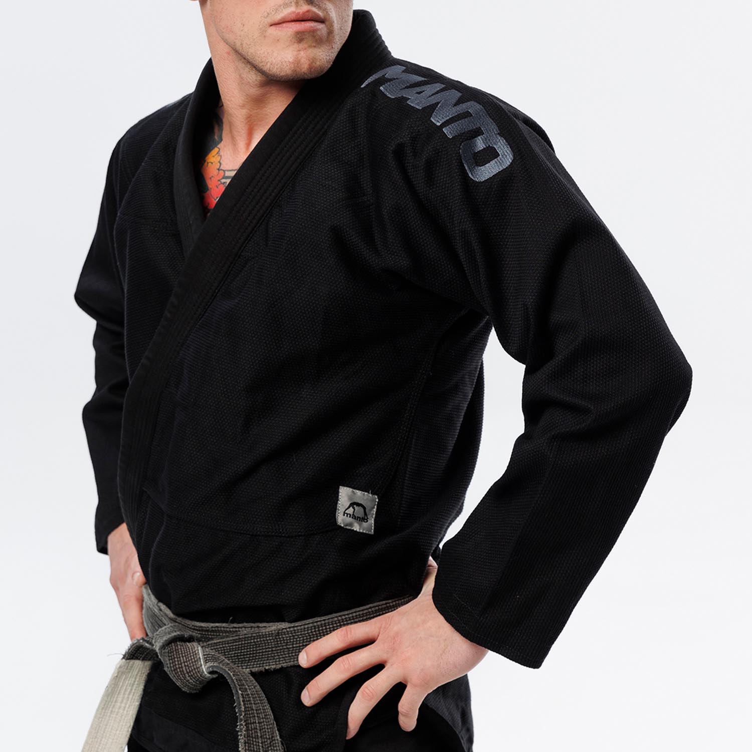 MANTO BJJ GI, X5, black-black, A1L