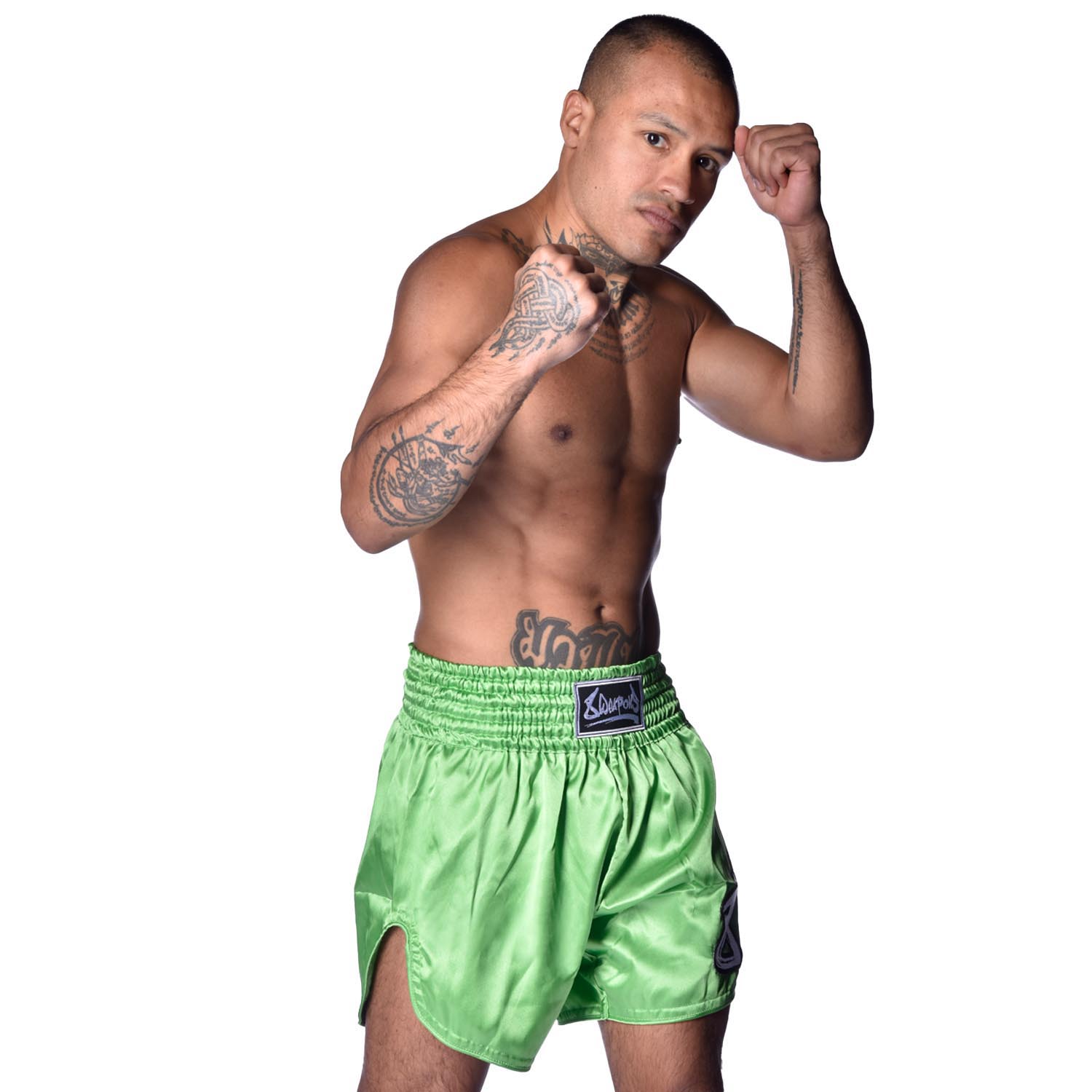 8 WEAPONS Strike Shorts, green, XXL