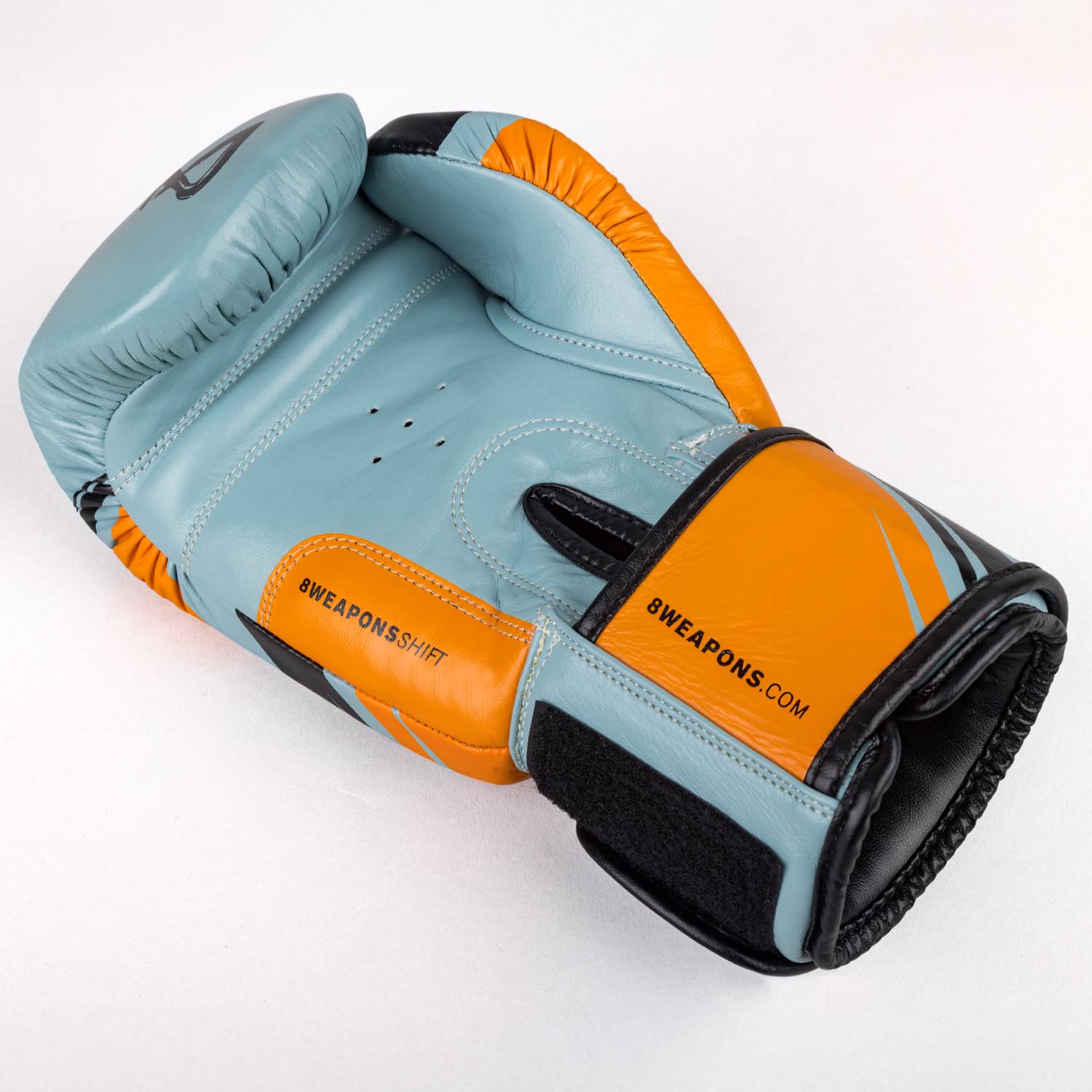 8 WEAPONS Boxing Gloves, Shift, ice-grey-orange, 16 Oz