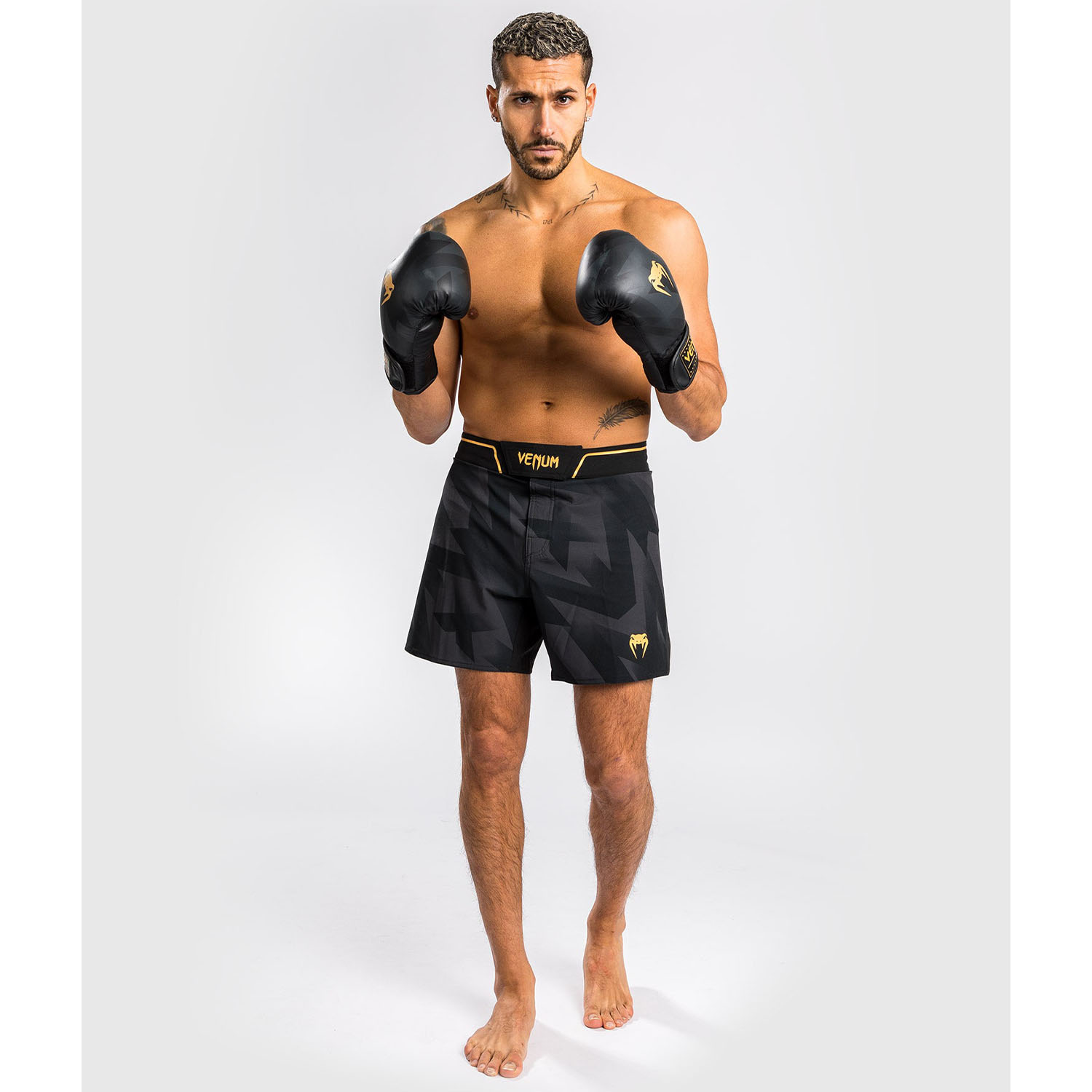 VENUM MMA Fight Shorts, Razor, black-gold, XXL
