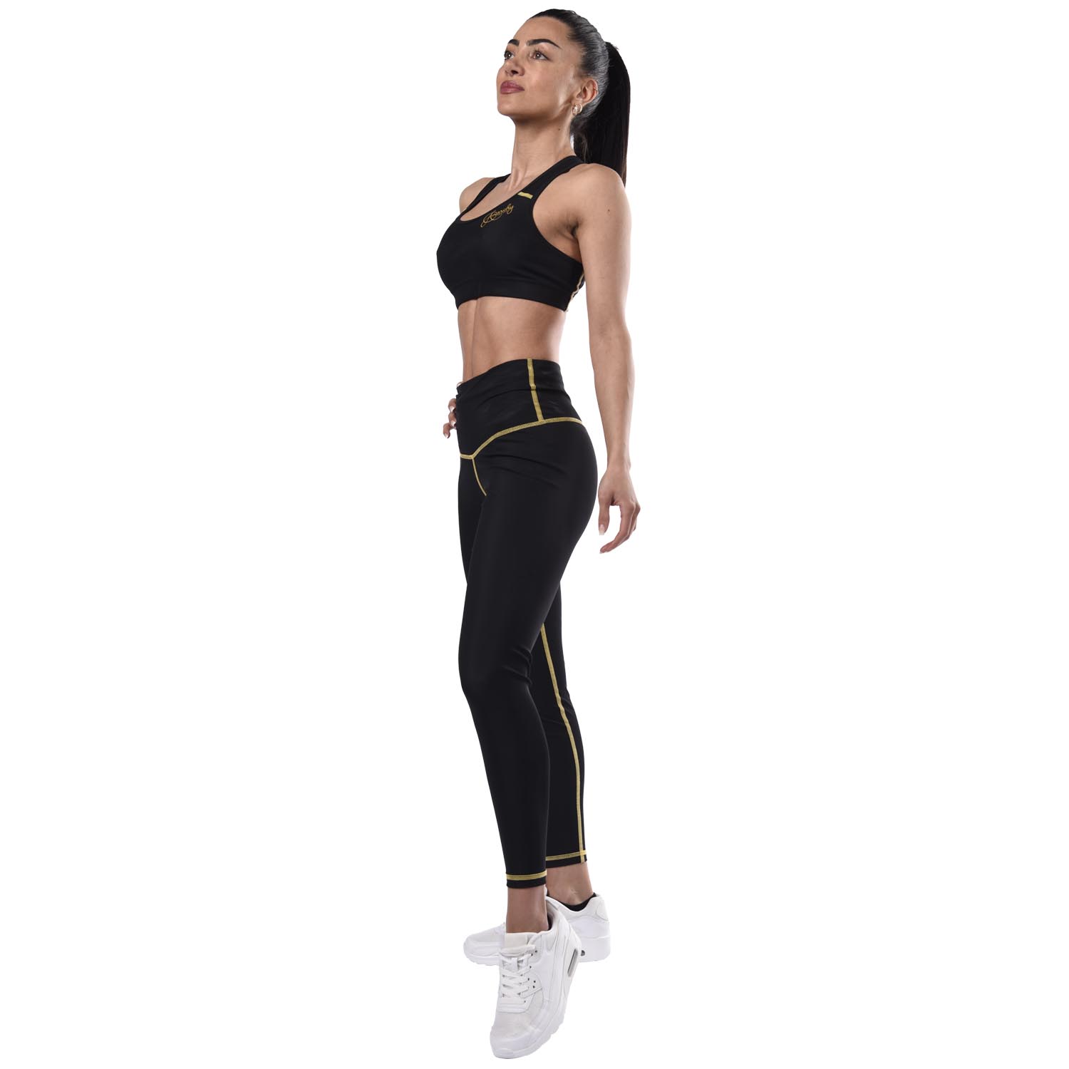 Anarchy Apparel Sports Bra, Kevlar, schwarz, XS