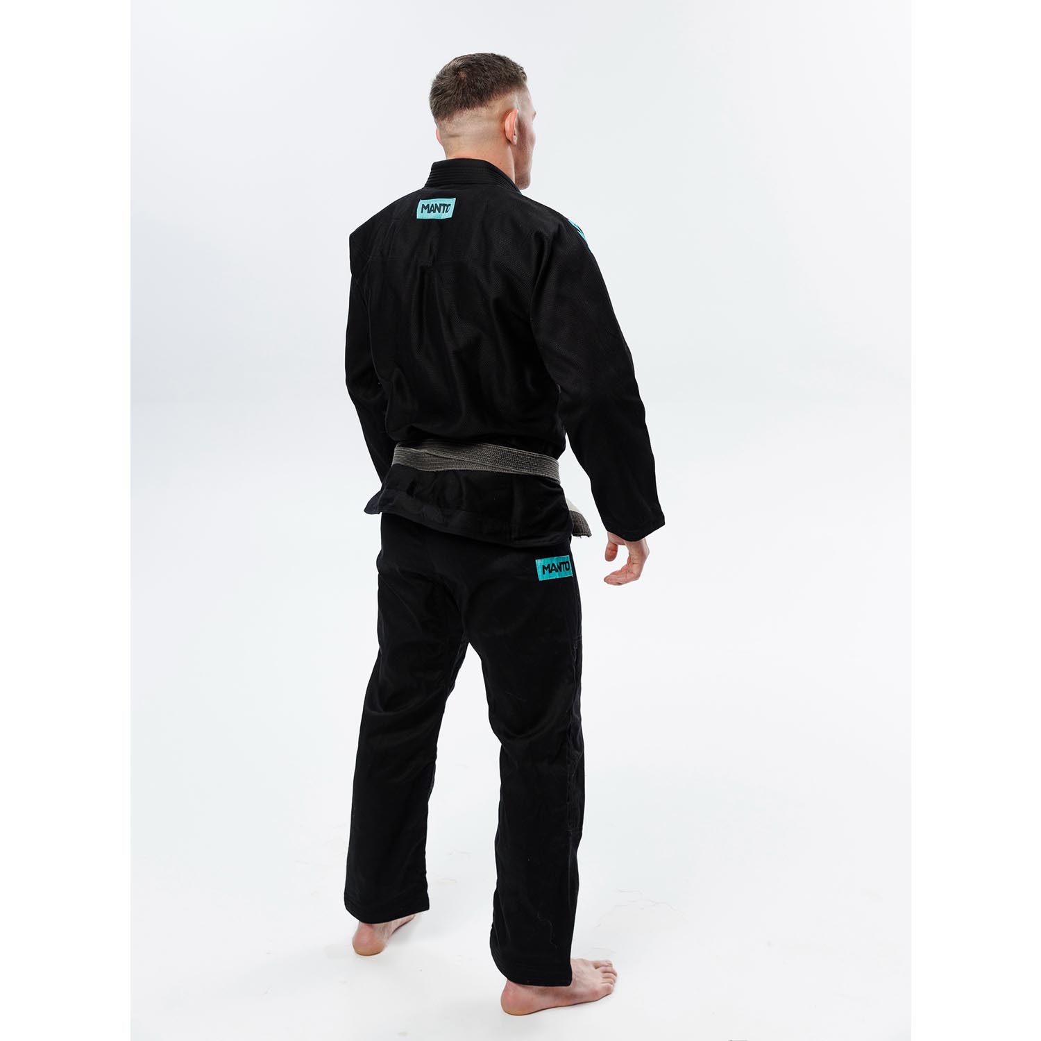 MANTO BJJ Gi, X5, black-turquoise, A1L