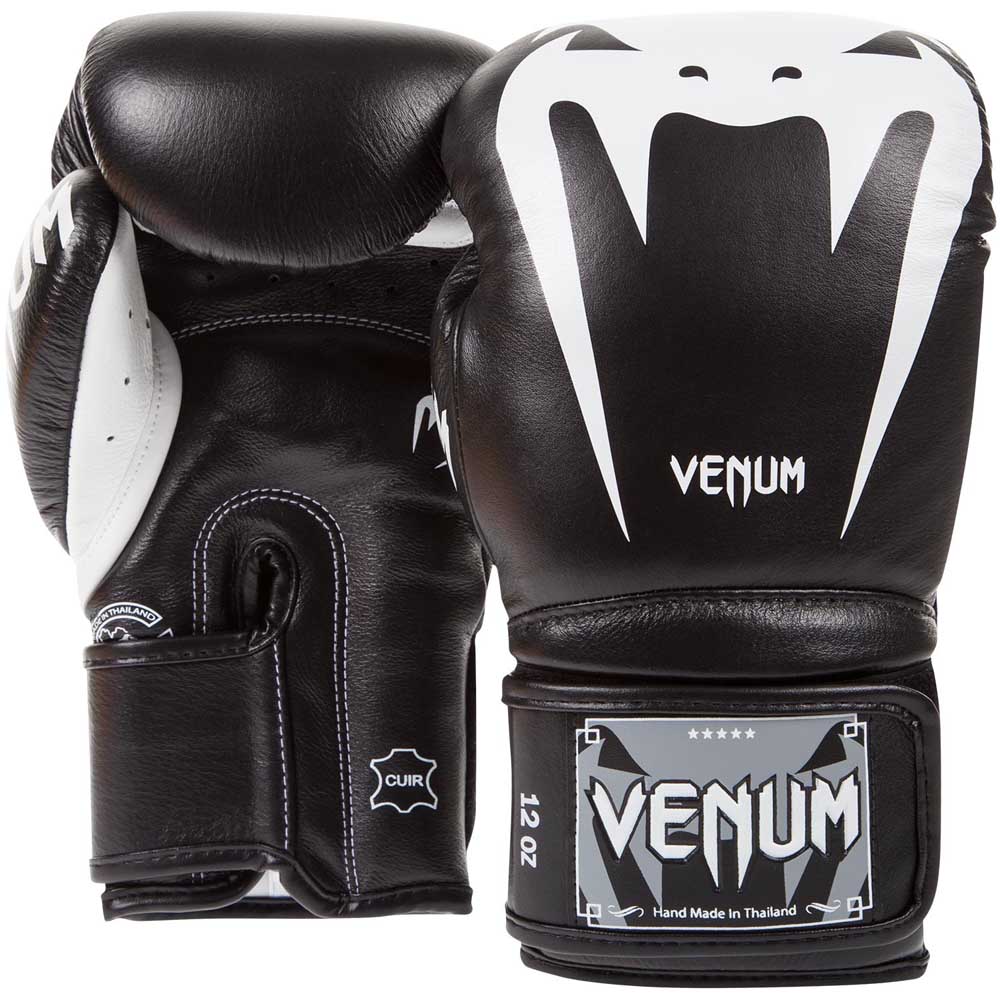 VENUM Boxing Gloves, Giant 3.0, black-white, 14 Oz