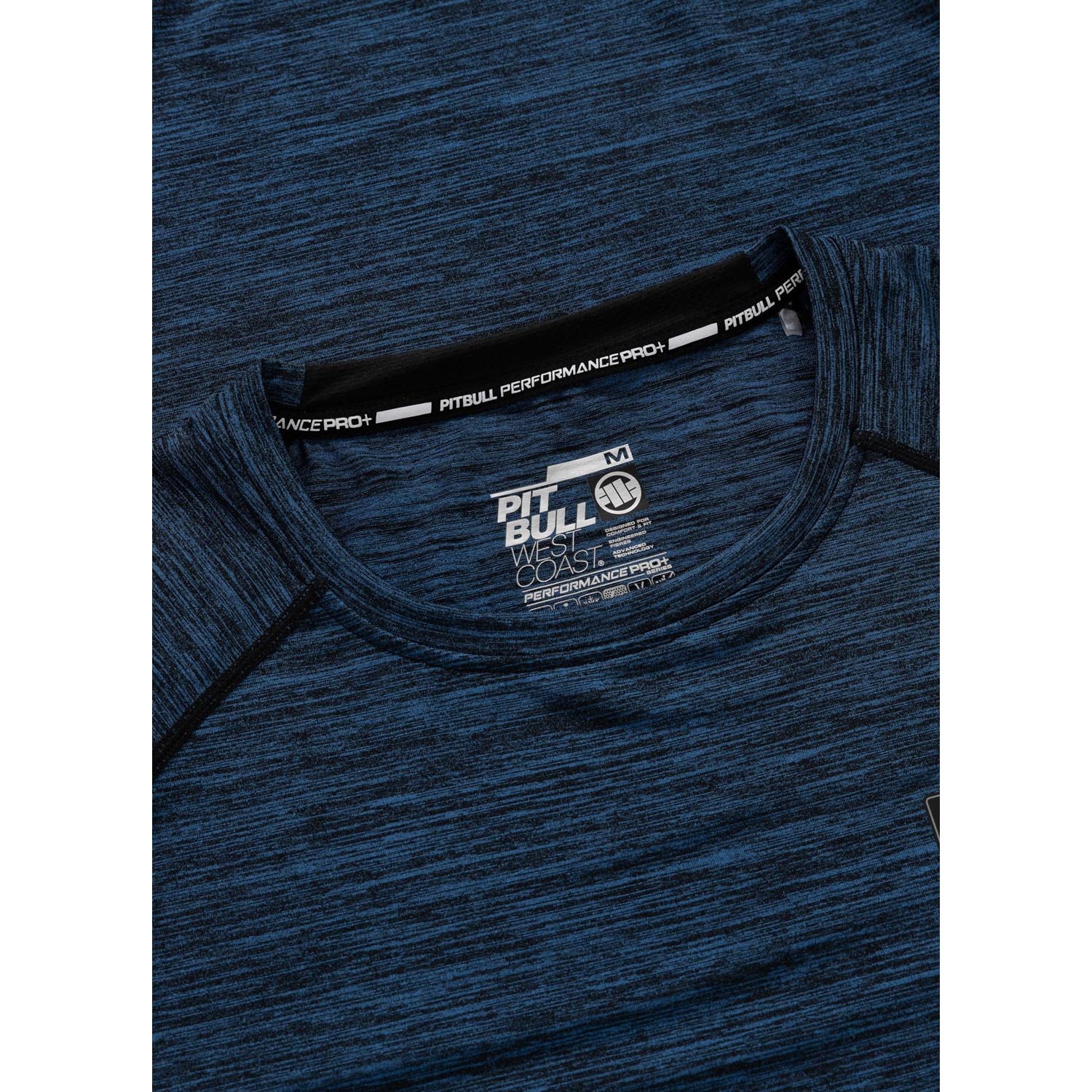 Pit Bull West Coast Rashguard, S/S, Performance Pro Plus, New Logo, dark blue, XXL