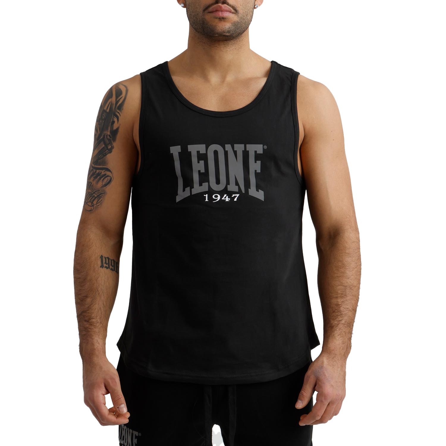 LEONE Tank Top, Boxing, black-grey