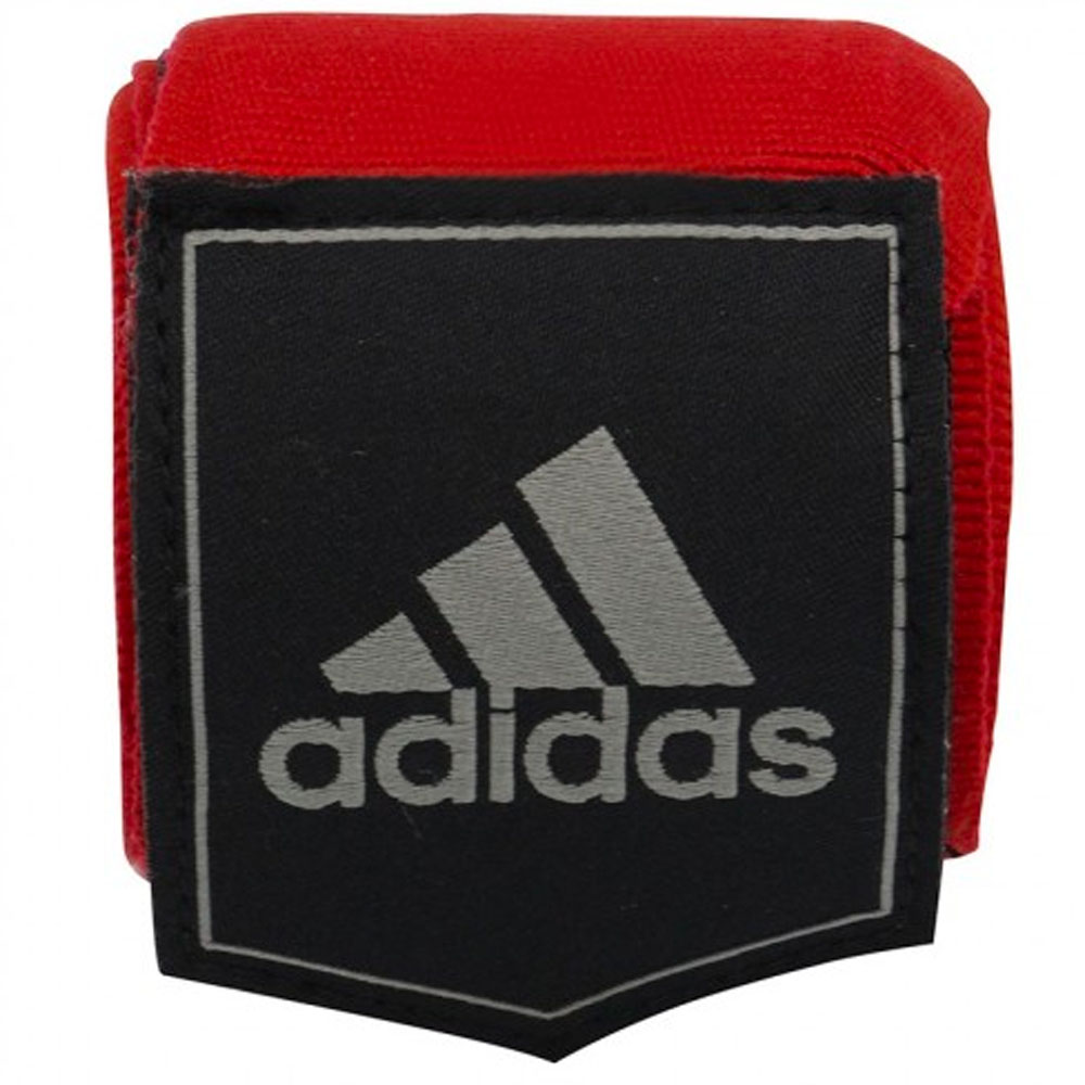 adidas Boxbandagen, halbelastisch, 3.5 m, rot