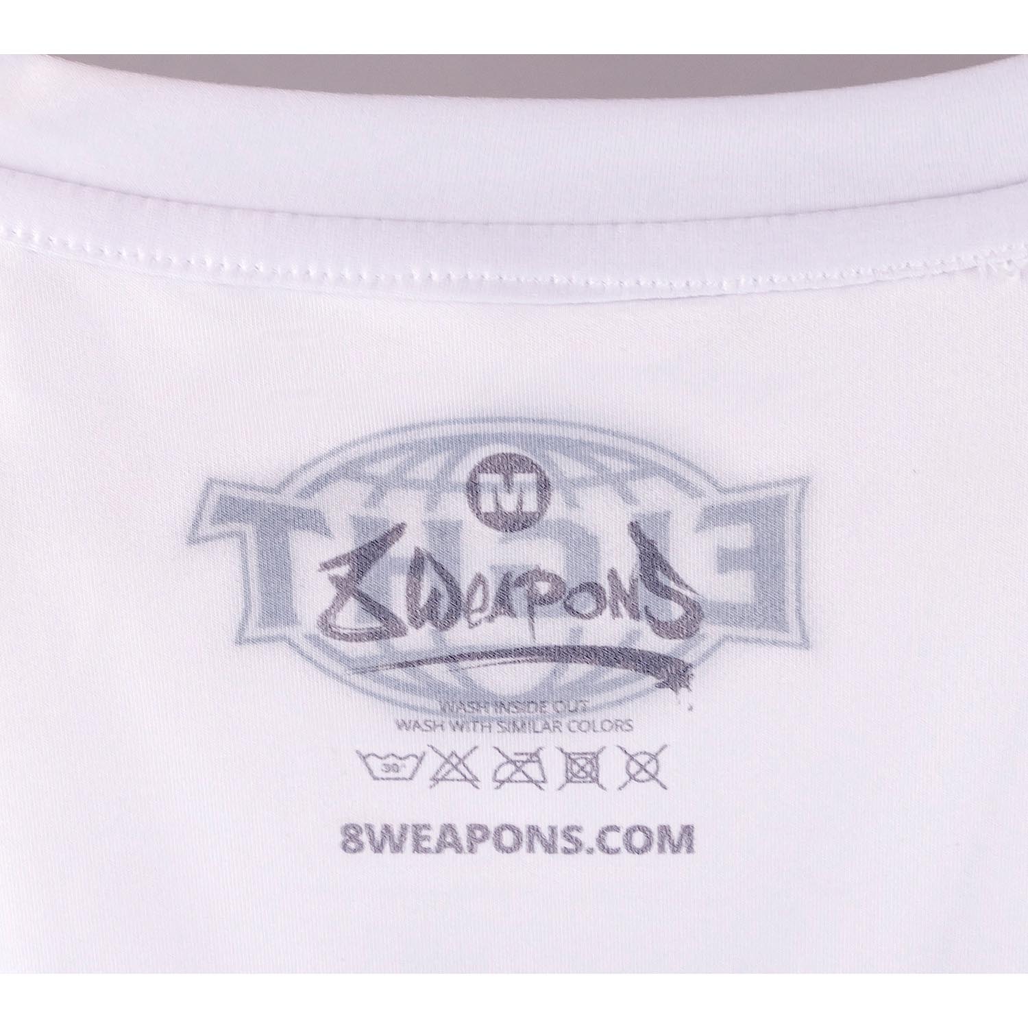 8 WEAPONS Functional T-Shirt, Bangkok, white-black, XXL