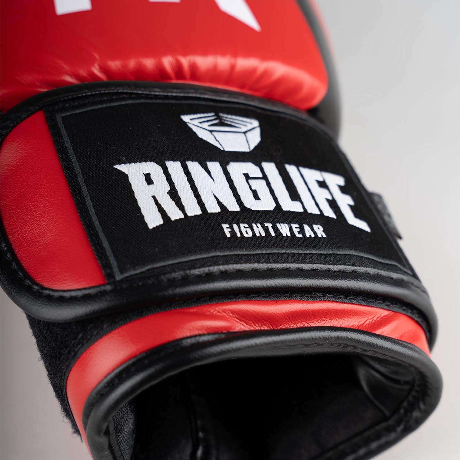 RINGLIFE Boxhandschuhe, No.1, rot 14 Oz