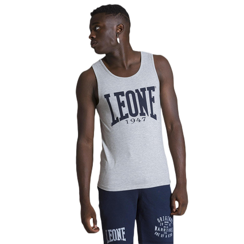 LEONE Tank Top, Basic, grau, XL