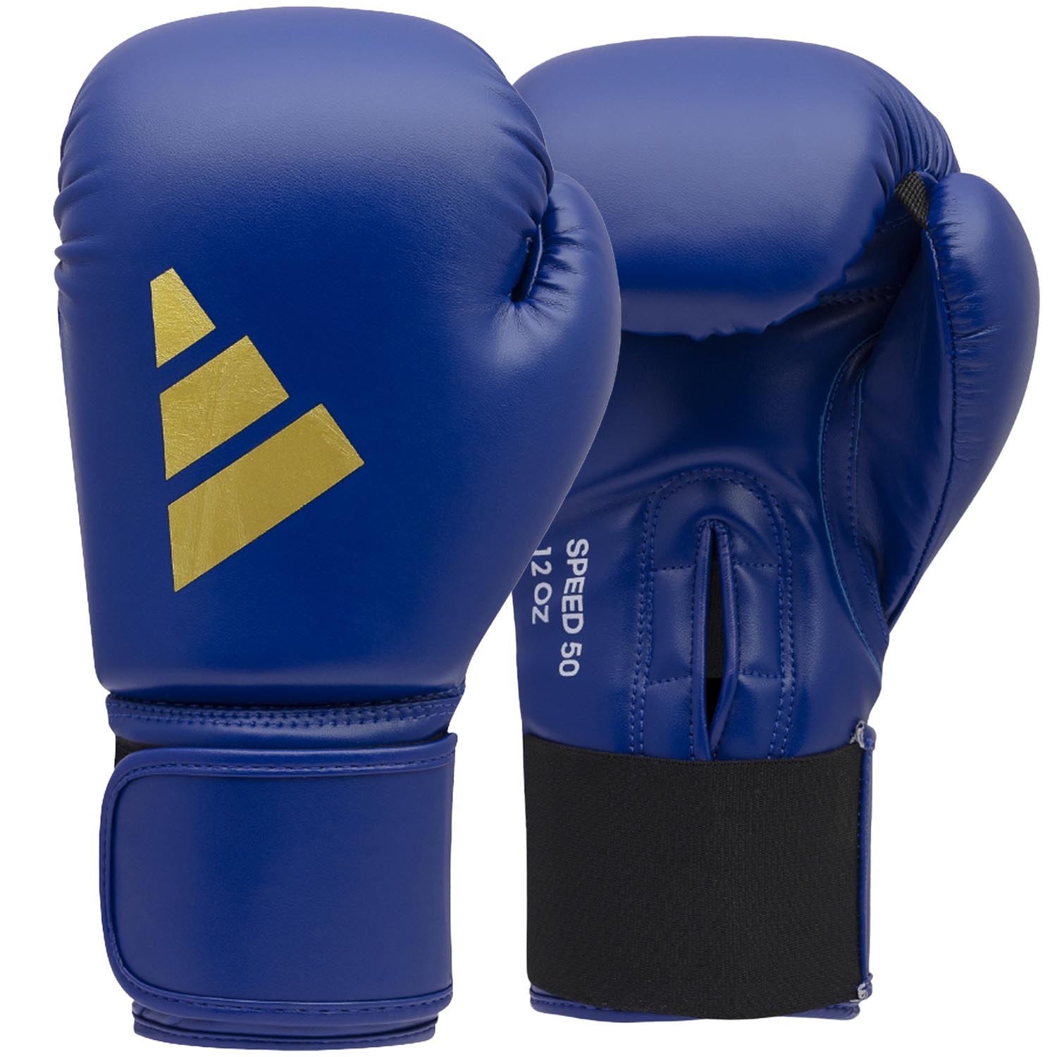 adidas Boxhandschuhe, Speed 50, blau-gold, 10 Oz
