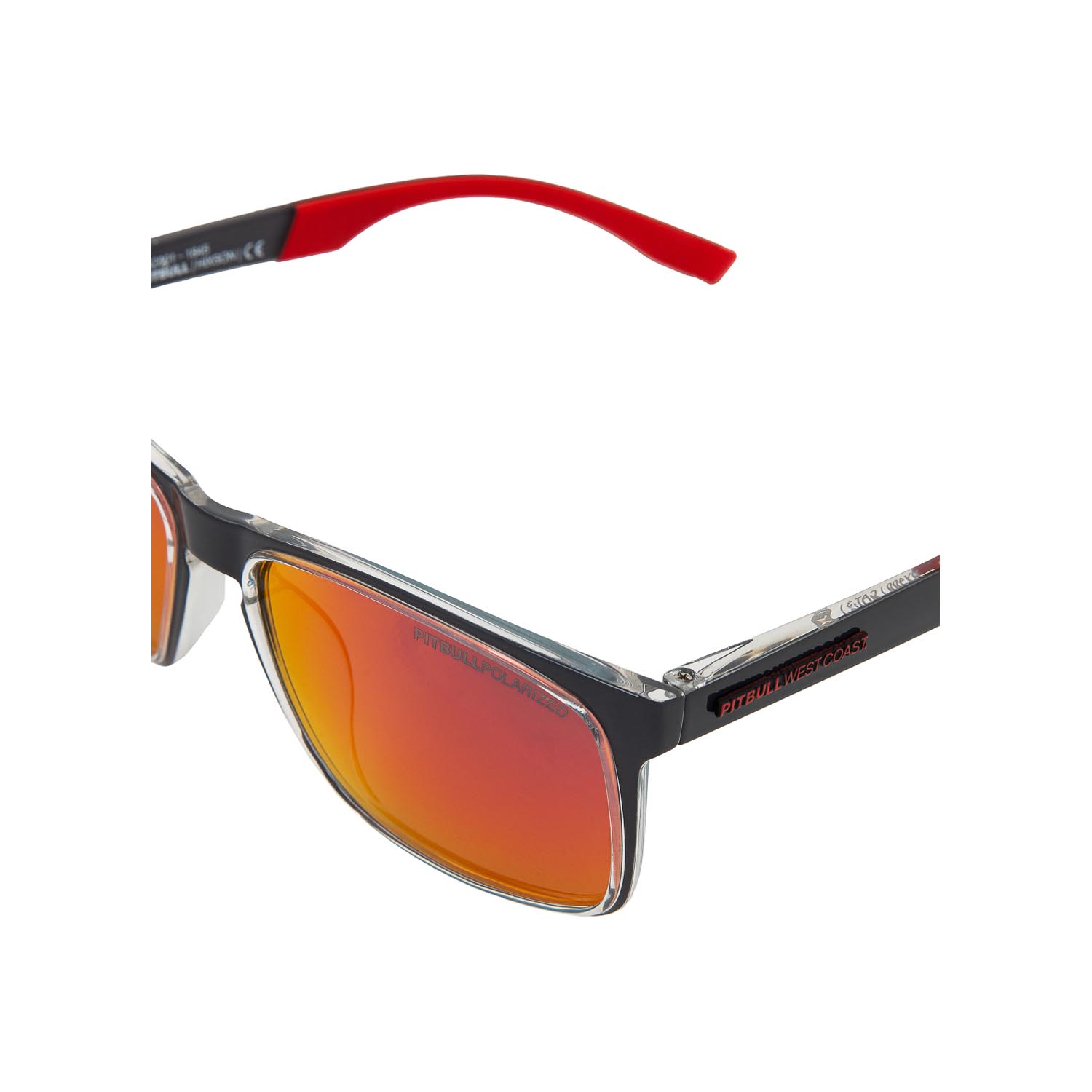 Pit Bull West Coast Sun Glasses, Hixson, black-red