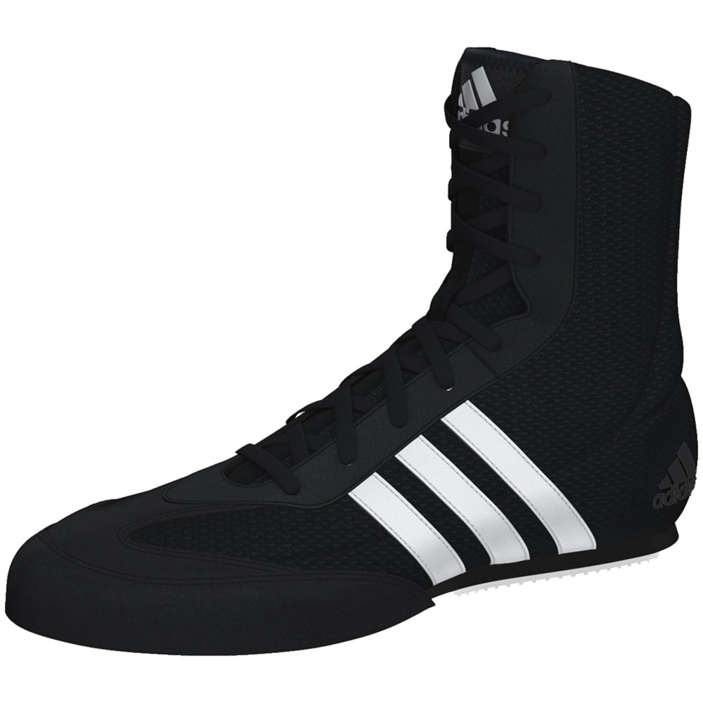 adidas Boxing Shoes, Box Hog 2, black-white, 41 ⅓ (UK7.5)