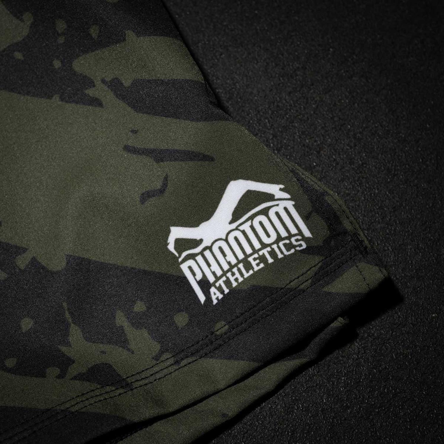 Phantom Athletics MMA Fight Shorts, Evo Tiger, camo-green, XXL