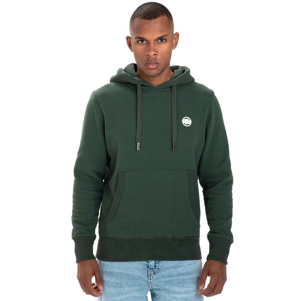 Pit Bull West Coast Hoody, Small Logo 21, green, S