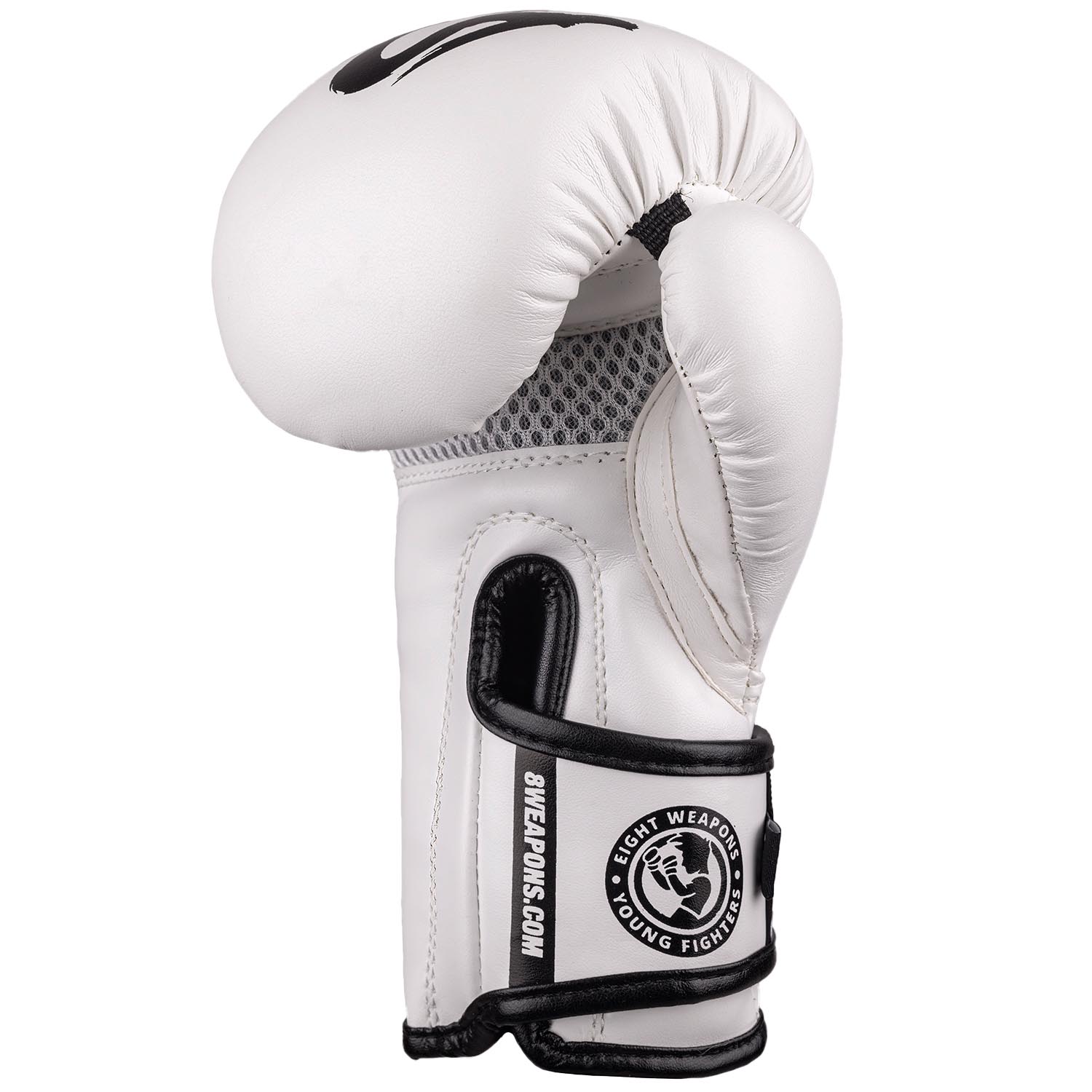 8 WEAPONS Boxing Gloves, Kids, Unlimited 2.0, white-black, 8 Oz