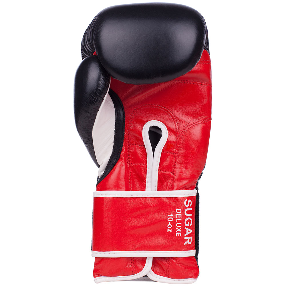 BENLEE Boxhandschuhe, Sugar Deluxe, schwarz-rot, 14 Oz