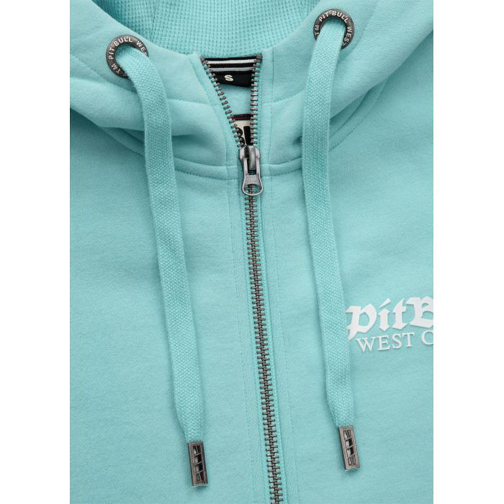 Pit Bull West Coast Zipper, Women, Old Logo, turquoise, XS