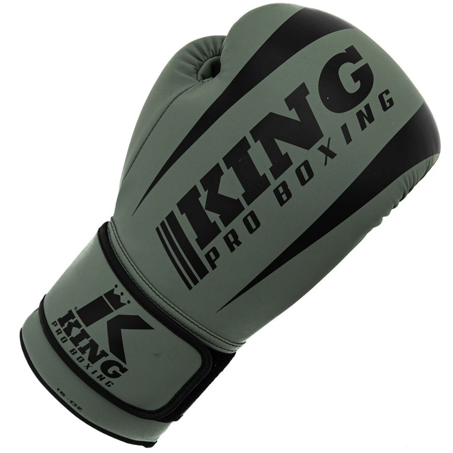 KING PRO BOXING Boxing Gloves, Revo, 5, olive-black, 10 Oz