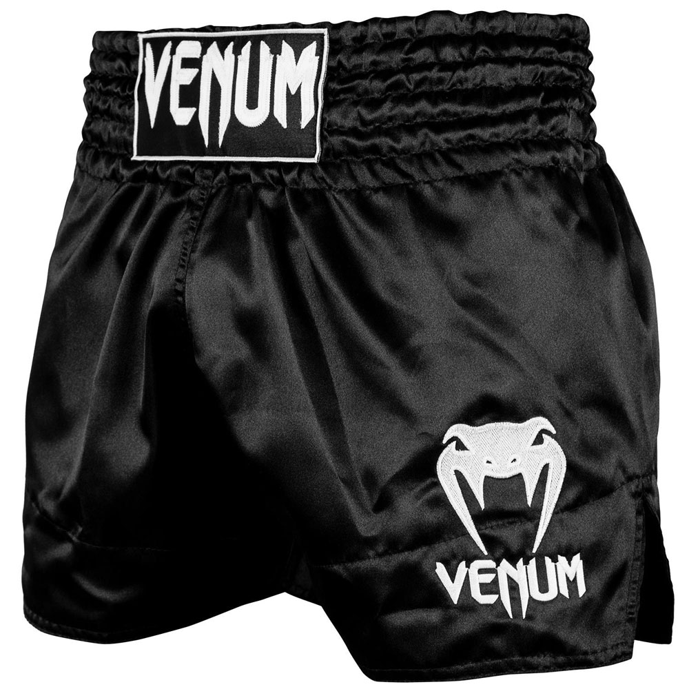 VENUM Muay Thai Shorts, Classic, schwarz-weiß, L