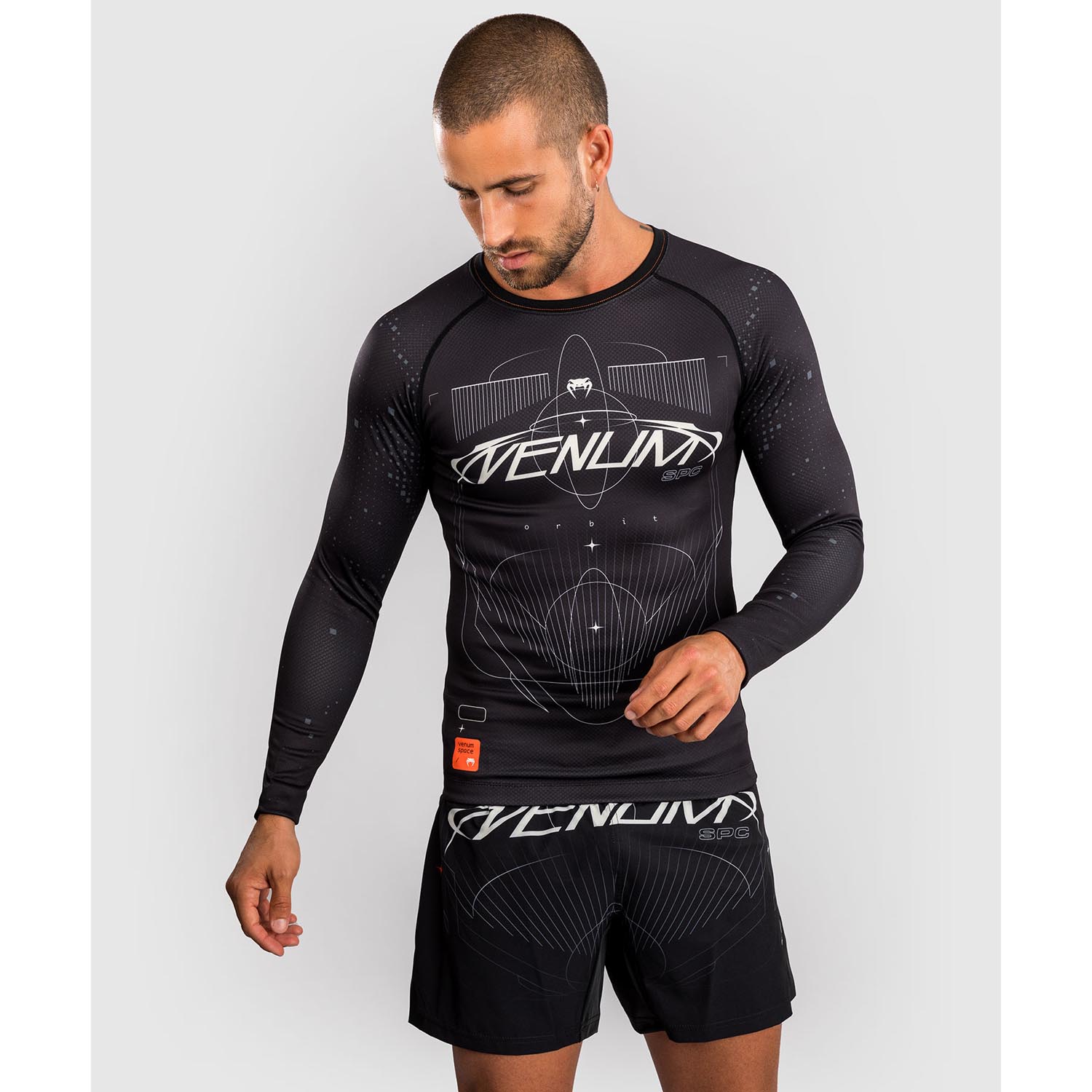 VENUM Rashguard, L/S, Eclipse, black-ivory, XXL