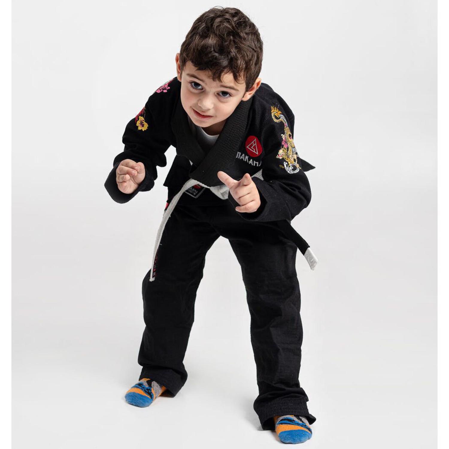 Nakama BJJ GI, Kids, Ryuu, schwarz, M2