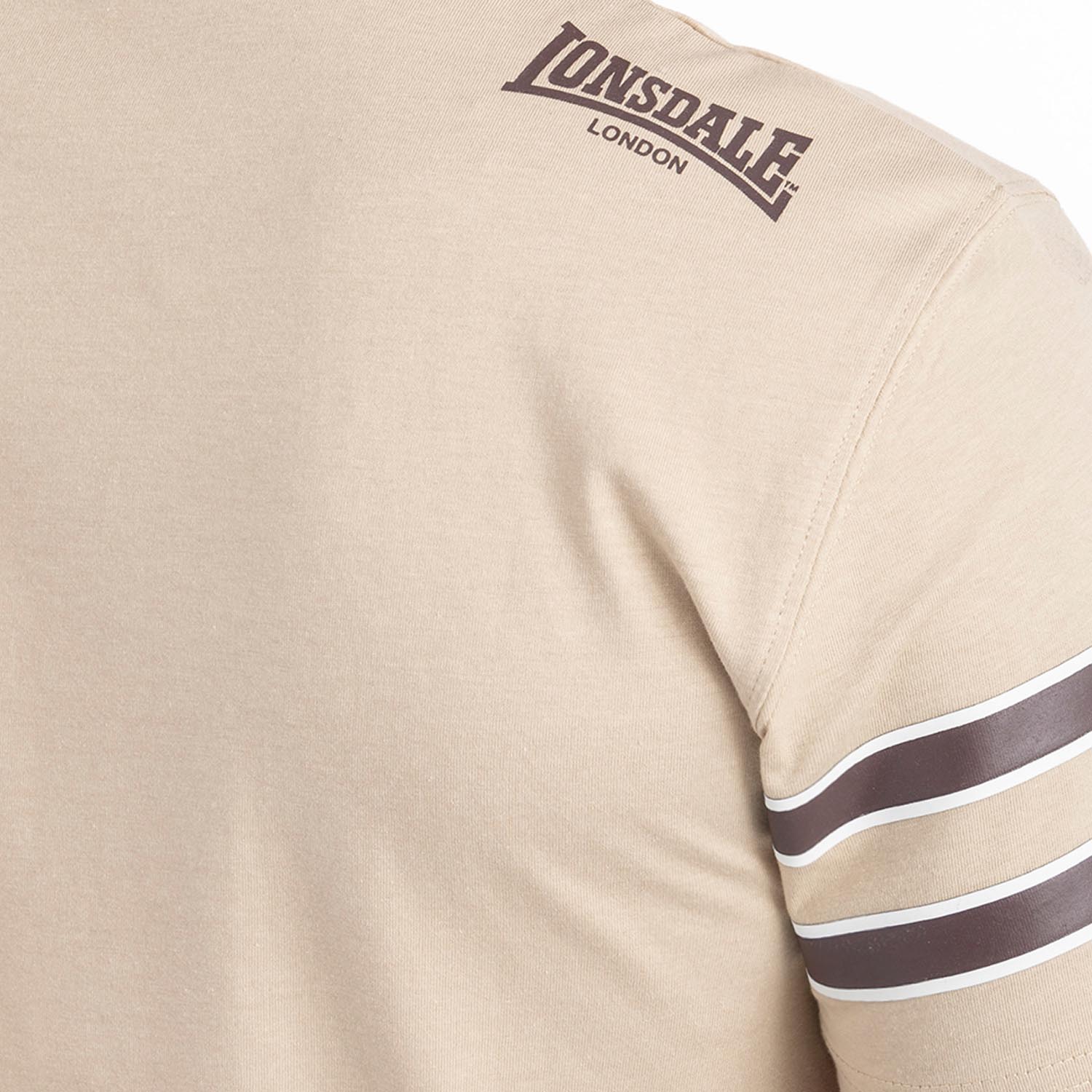 Lonsdale T-Shirt, Brouster, beige, XXXL
