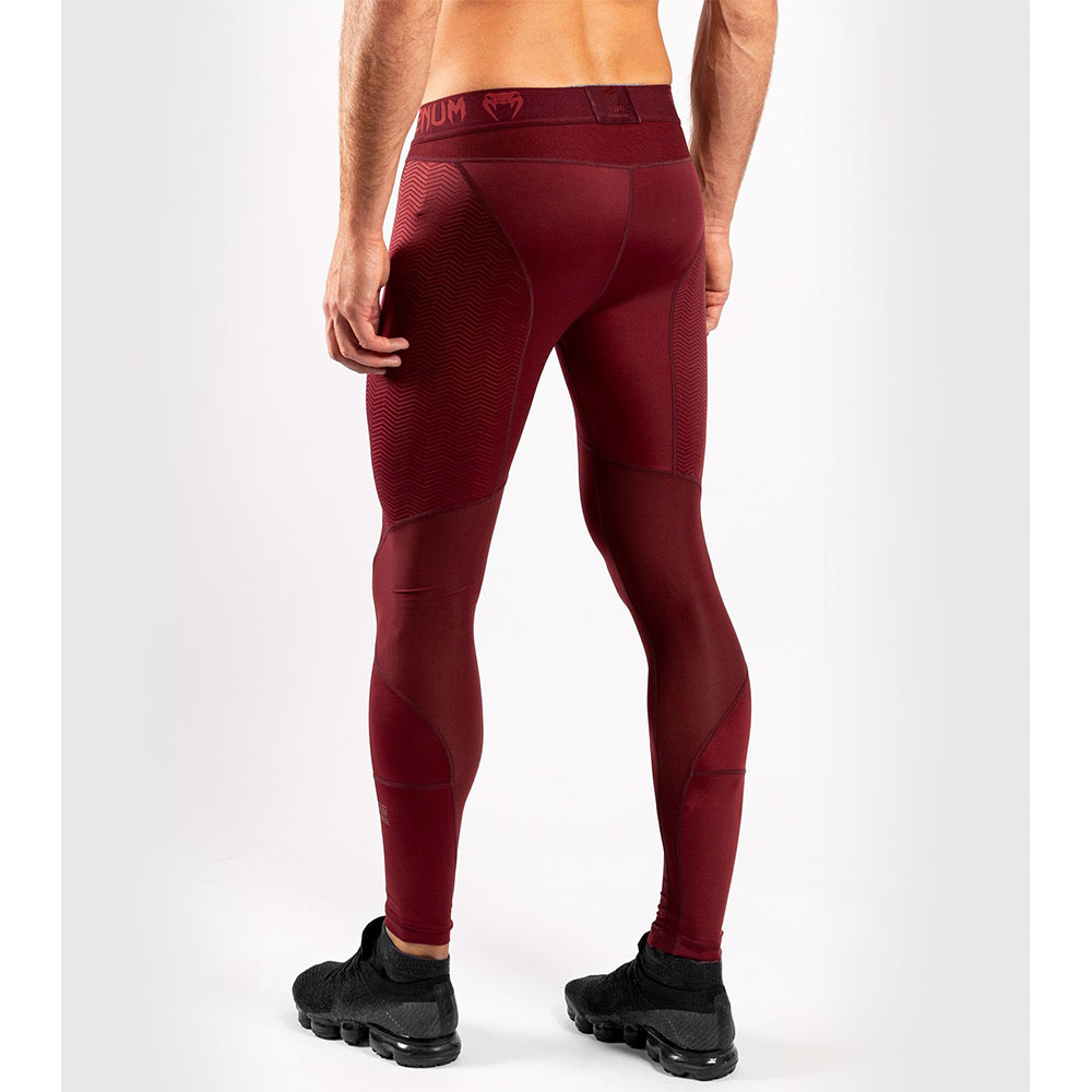VENUM Compression Pants, G-Fit, wine red, XXL