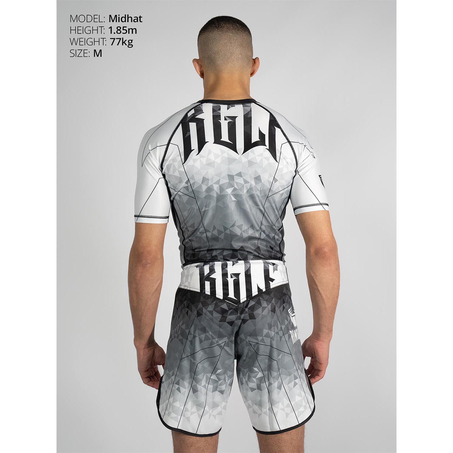 RINGLIFE Rashguard S/S - Transition black-white M