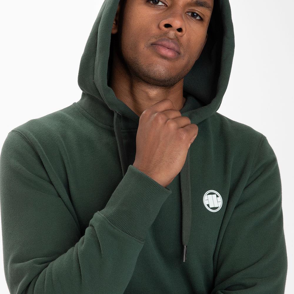 Pit Bull West Coast Hoody, Small Logo 21, green, S