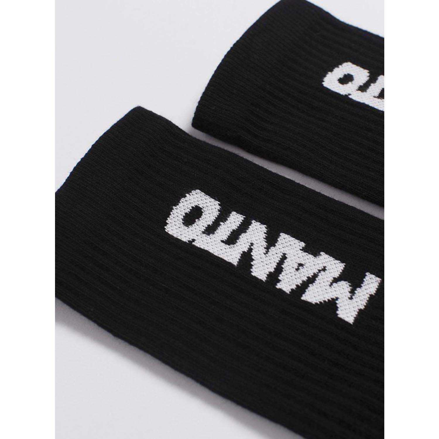 MANTO Socks, Logotype, black-white, M