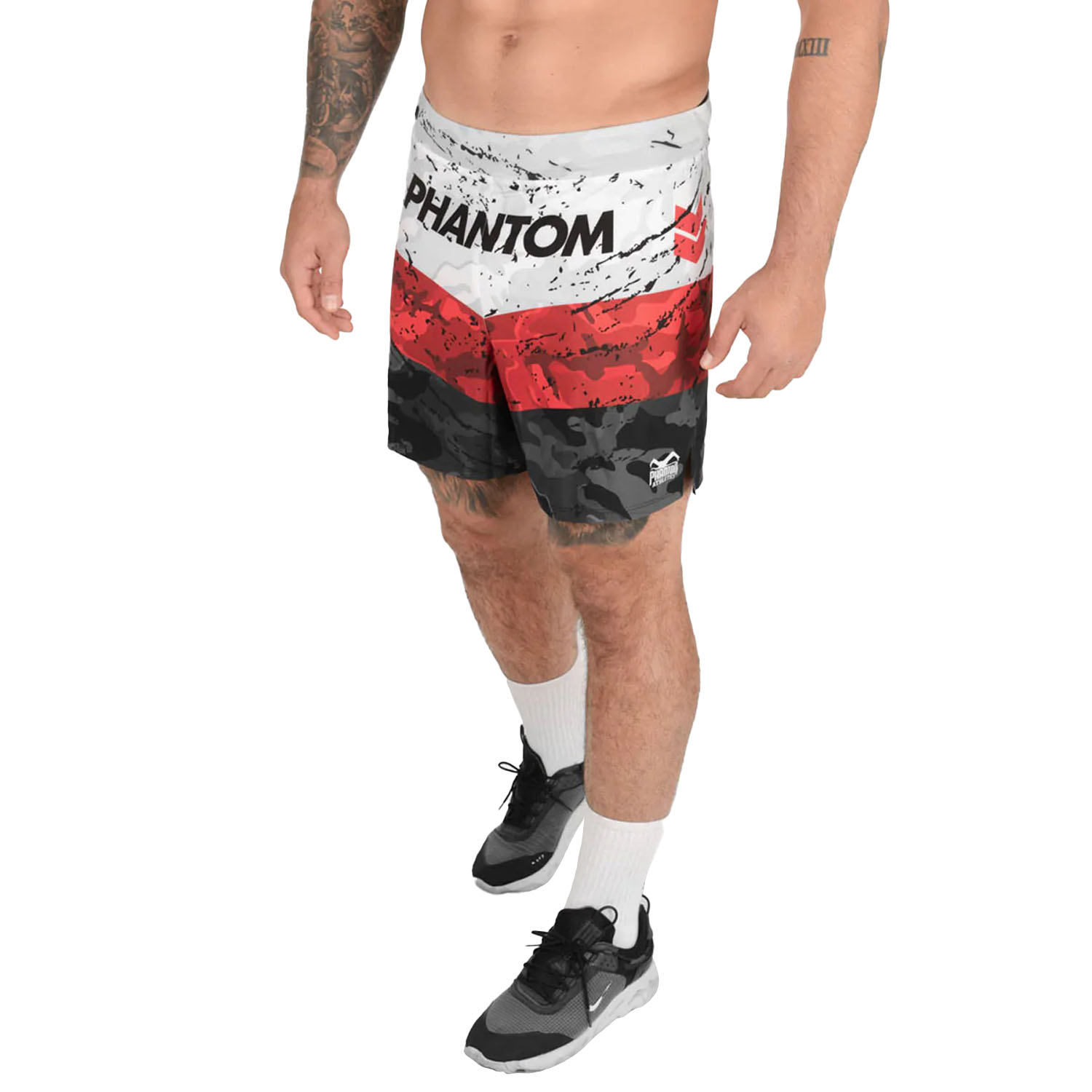 Phantom Athletics MMA Fight Shorts, Flex, S Delta, red, S