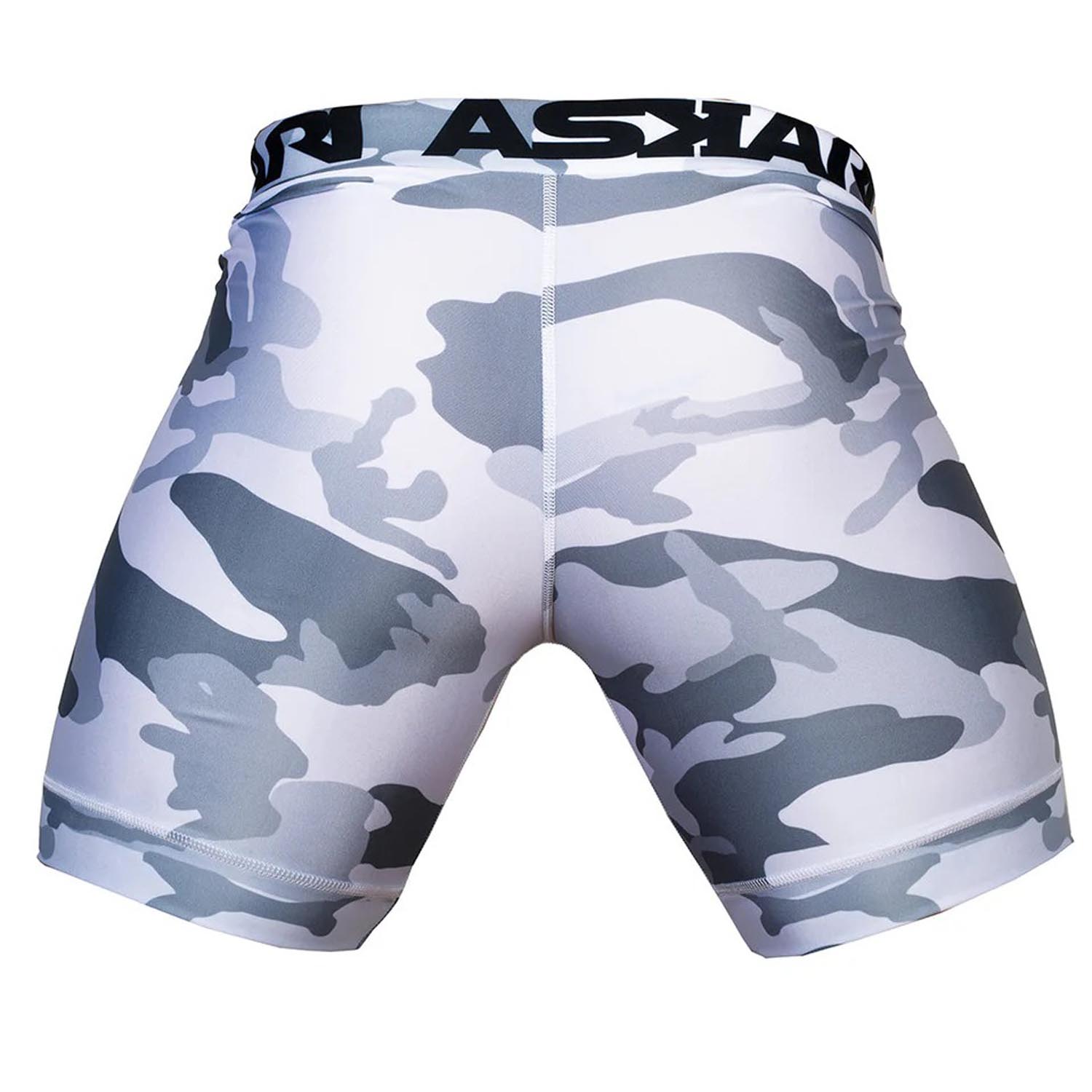 ASKARI Compression Shorts, Oymyakon, white-camo, S